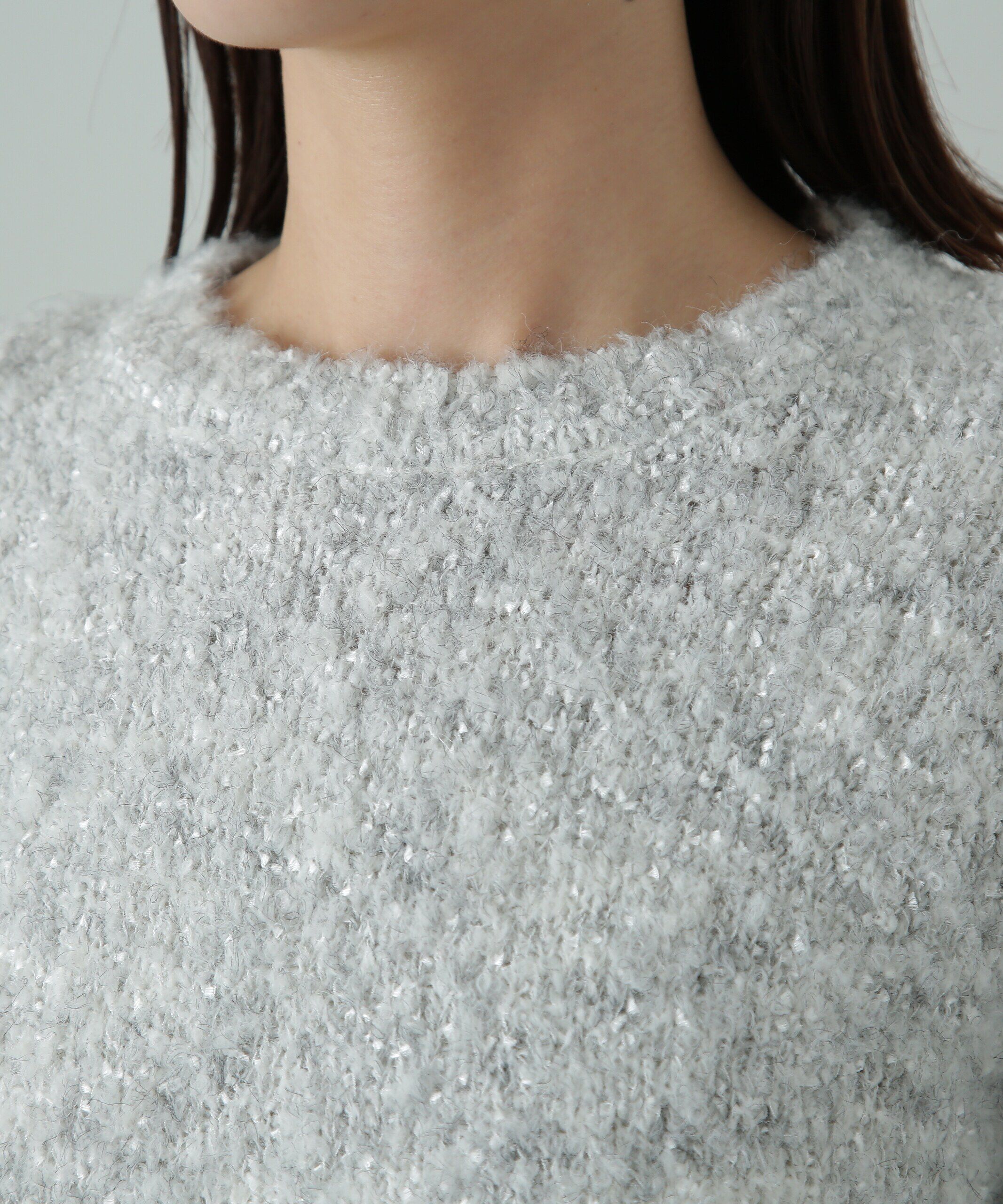  「テープヤーンMIXショートニット」|ニット・セーター|