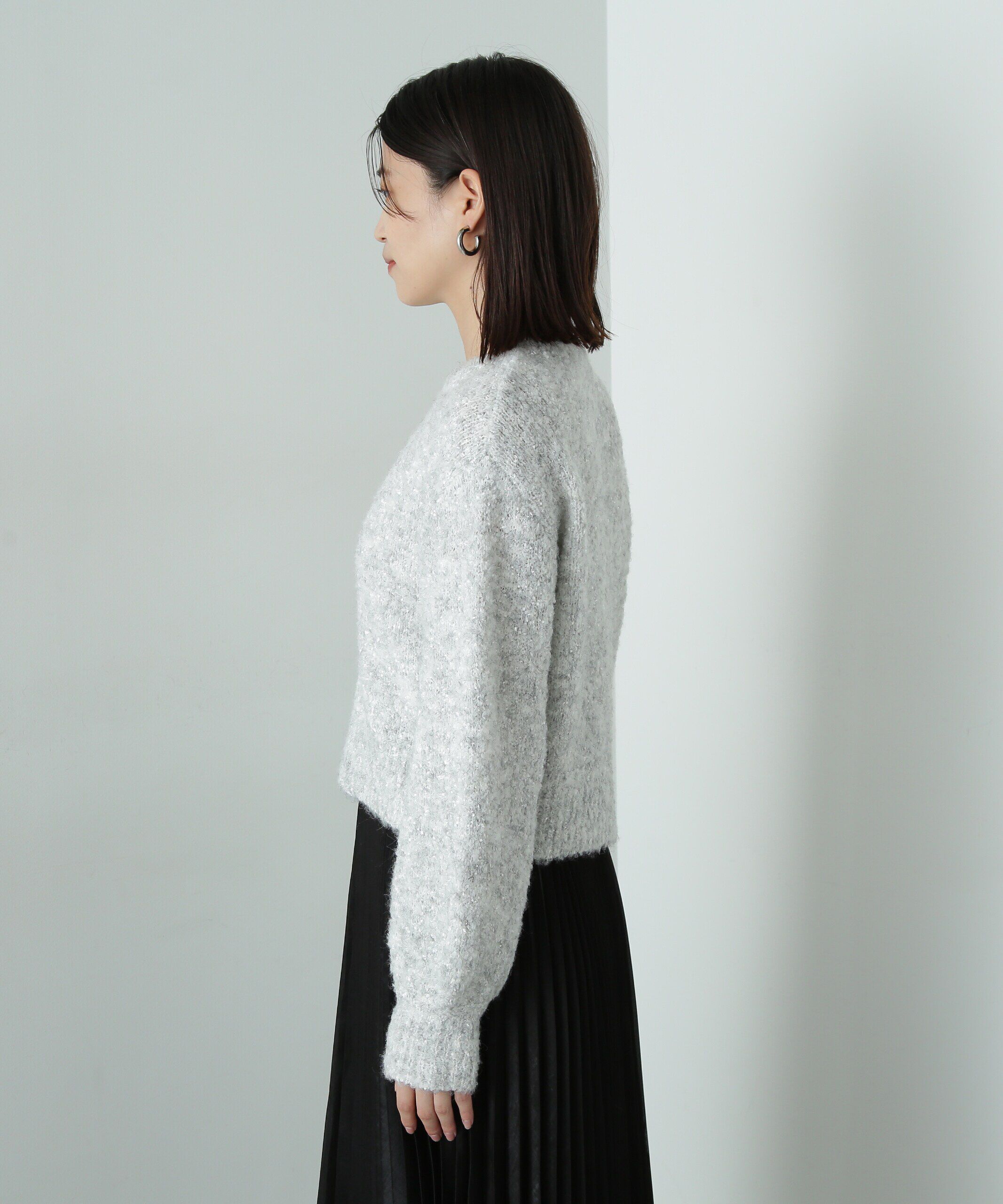  「テープヤーンMIXショートニット」|ニット・セーター|