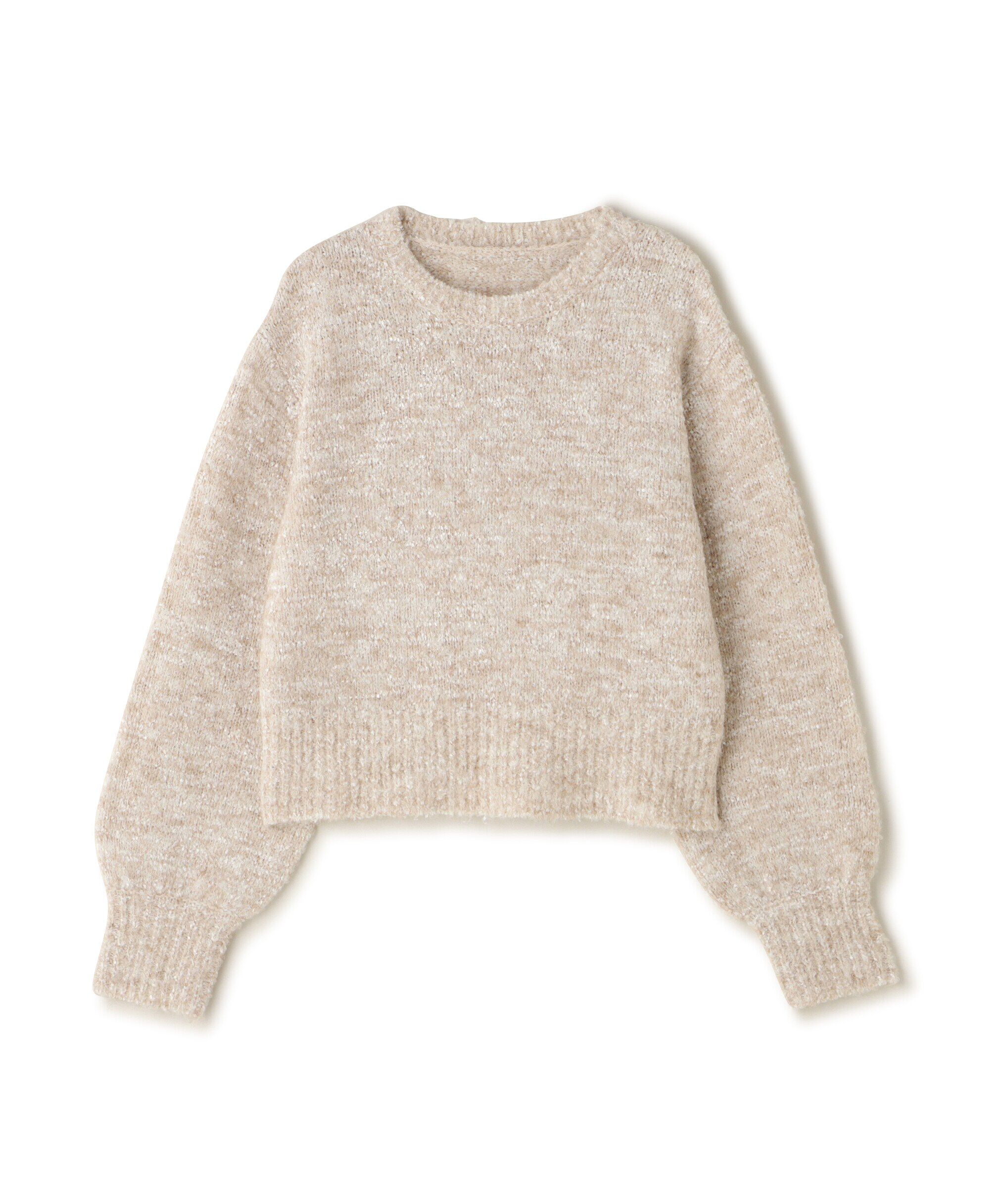  「テープヤーンMIXショートニット」|ニット・セーター|