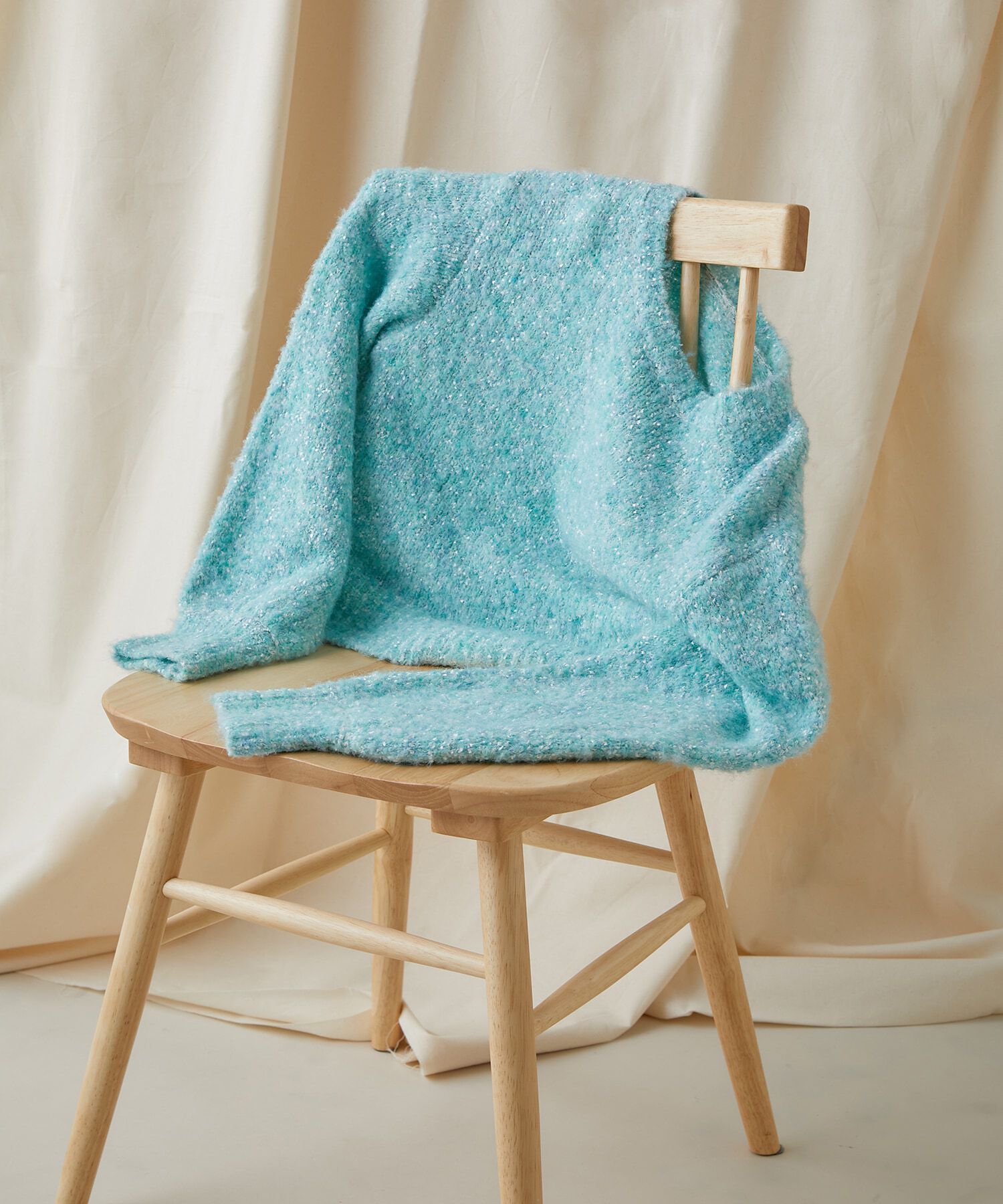  「テープヤーンMIXショートニット」|ニット・セーター|