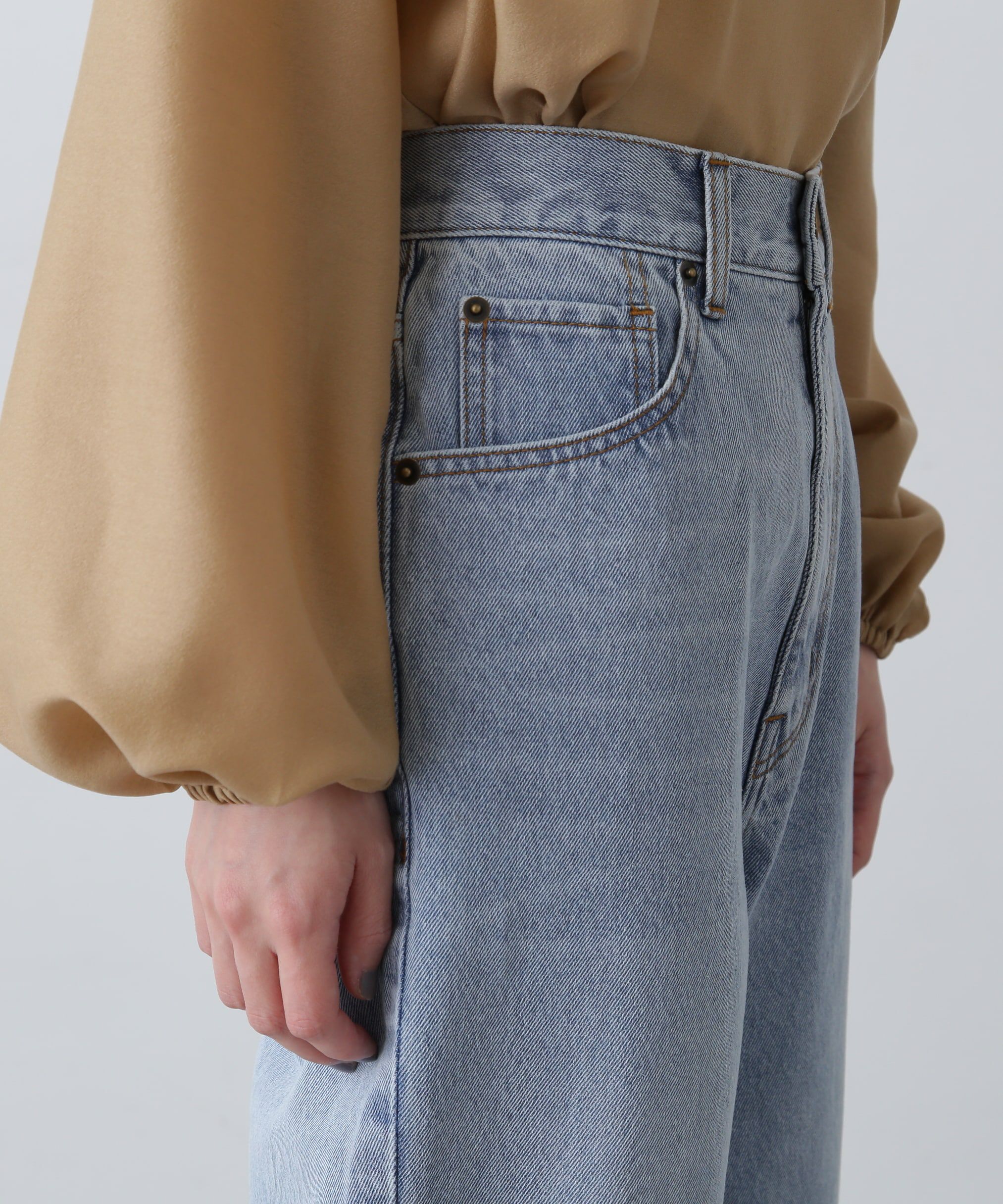  「ハイライズストレートデニムパンツ」|その他|