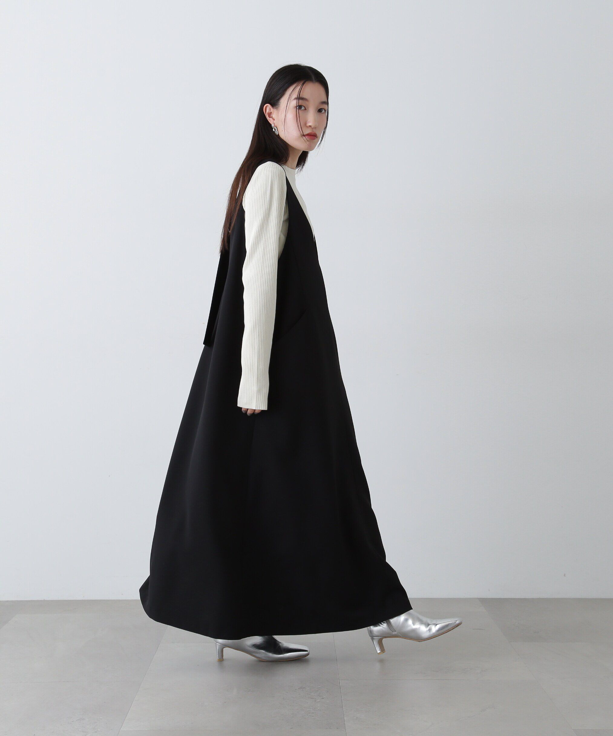  「総針針抜きクルーネックニット」|ニット・セーター|