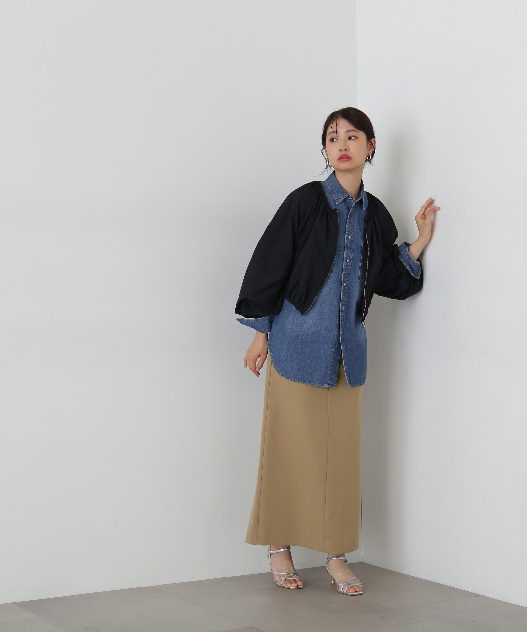  「ルーズデニムシャツ」|シャツ・ブラウス|