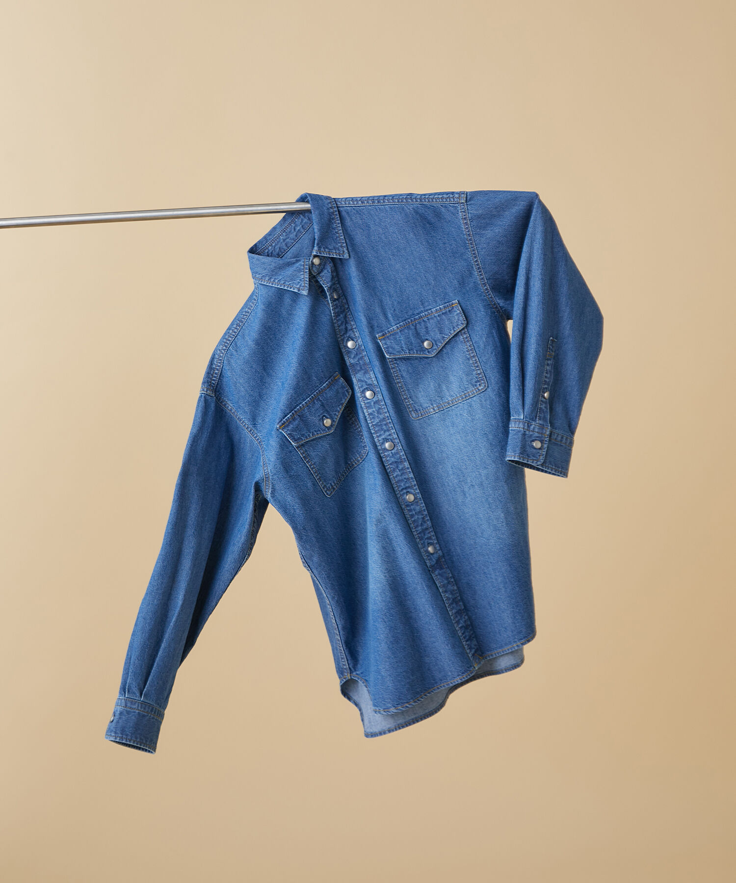  「ルーズデニムシャツ」|シャツ・ブラウス|