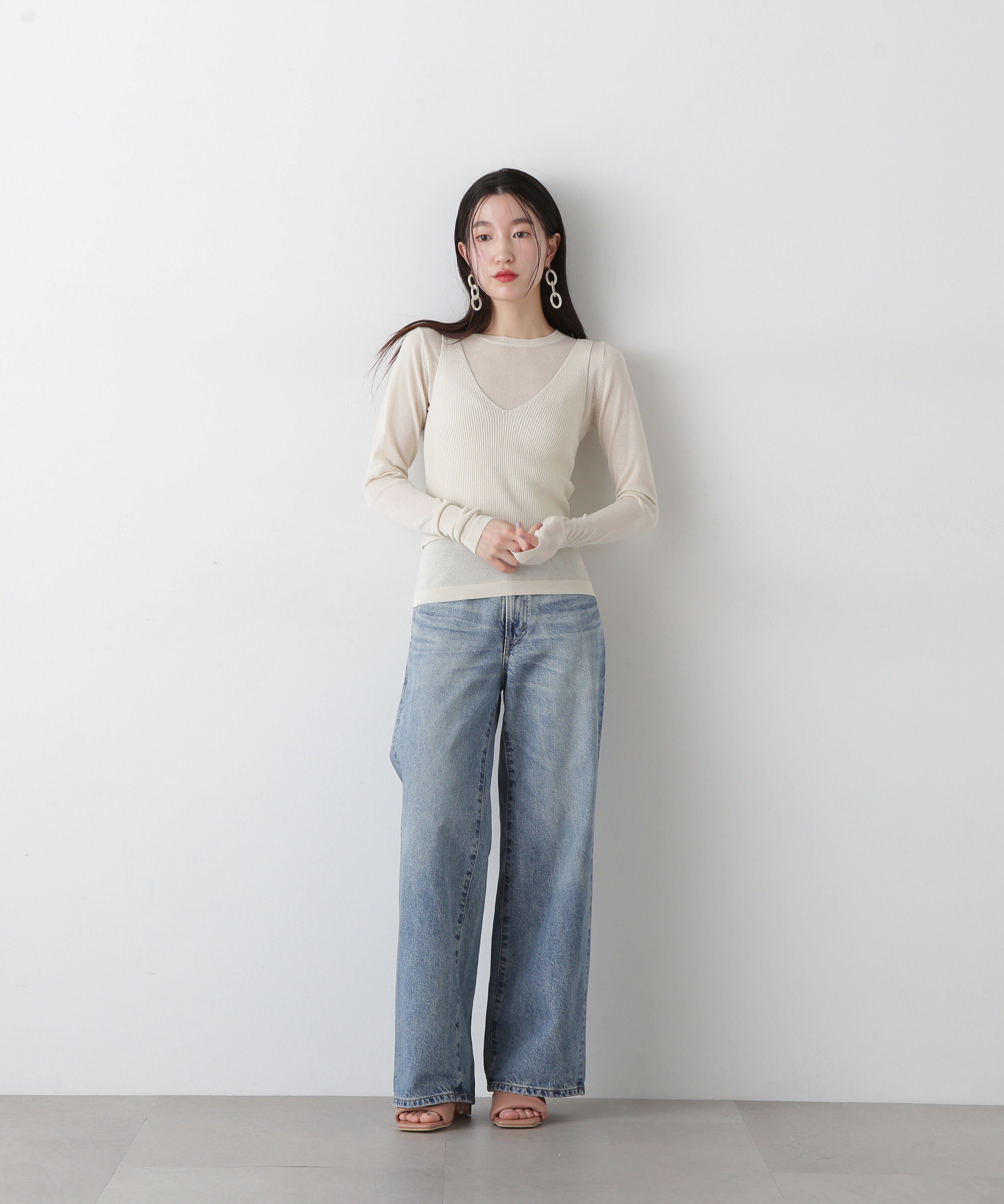  「LISA ヴィンテージワイドデニムパンツ」|その他|