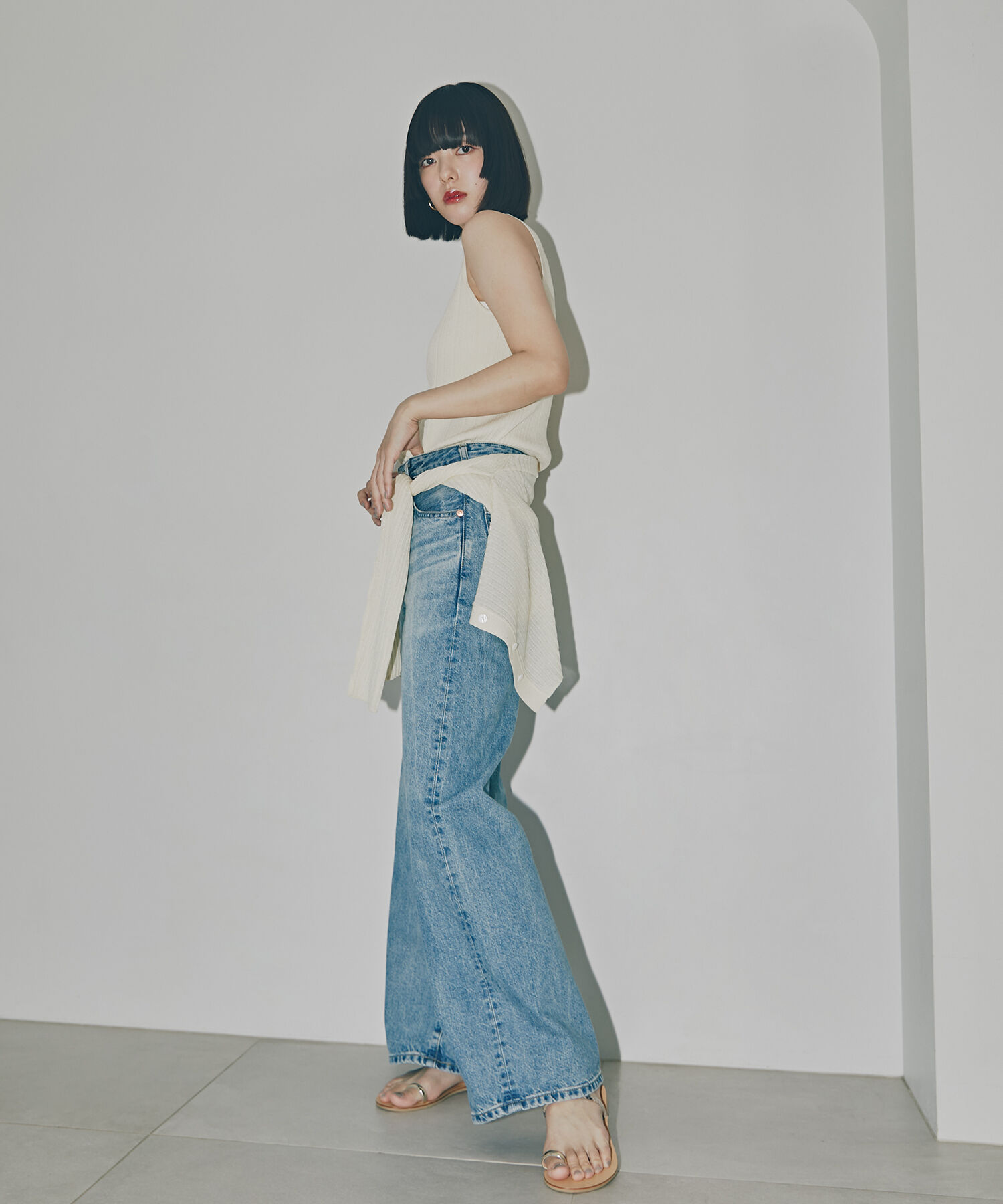  「LISA ヴィンテージワイドデニムパンツ」|その他|