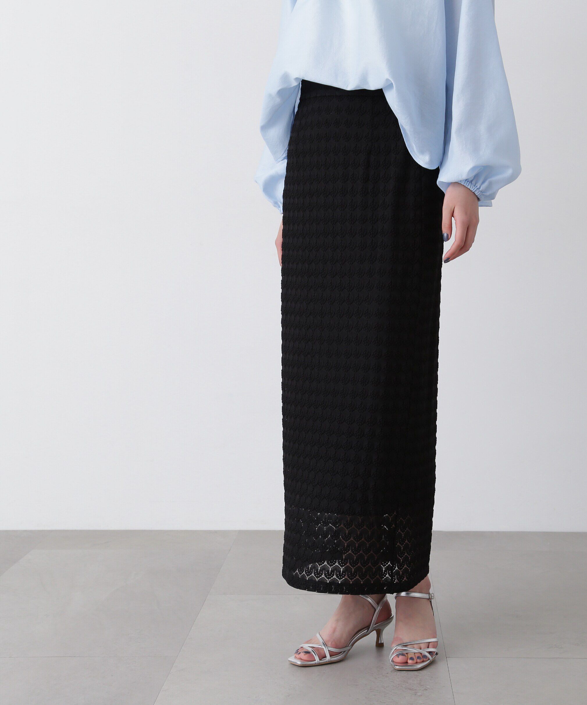  「レースストレートスカート」|スカート|