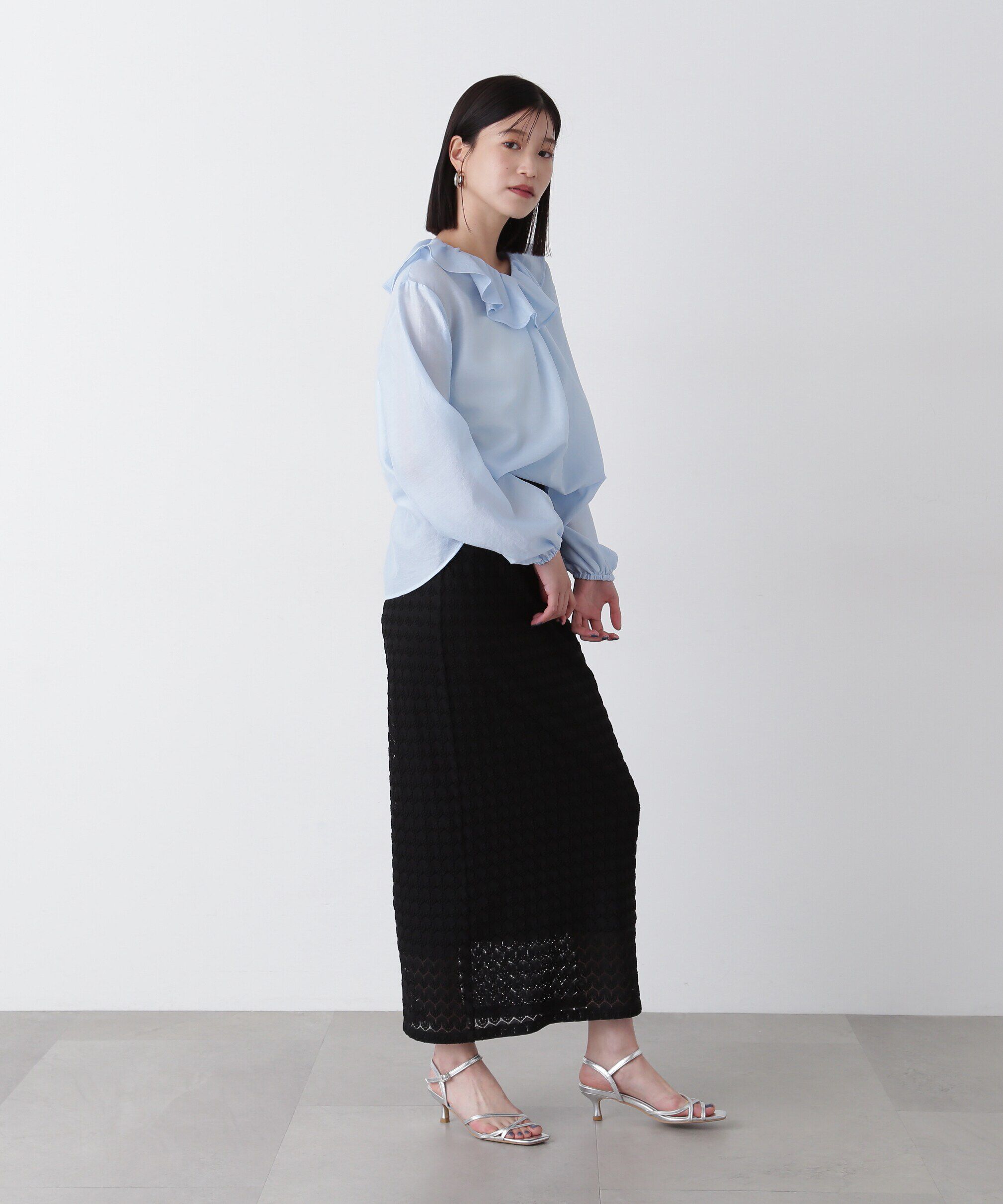  「レースストレートスカート」|スカート|