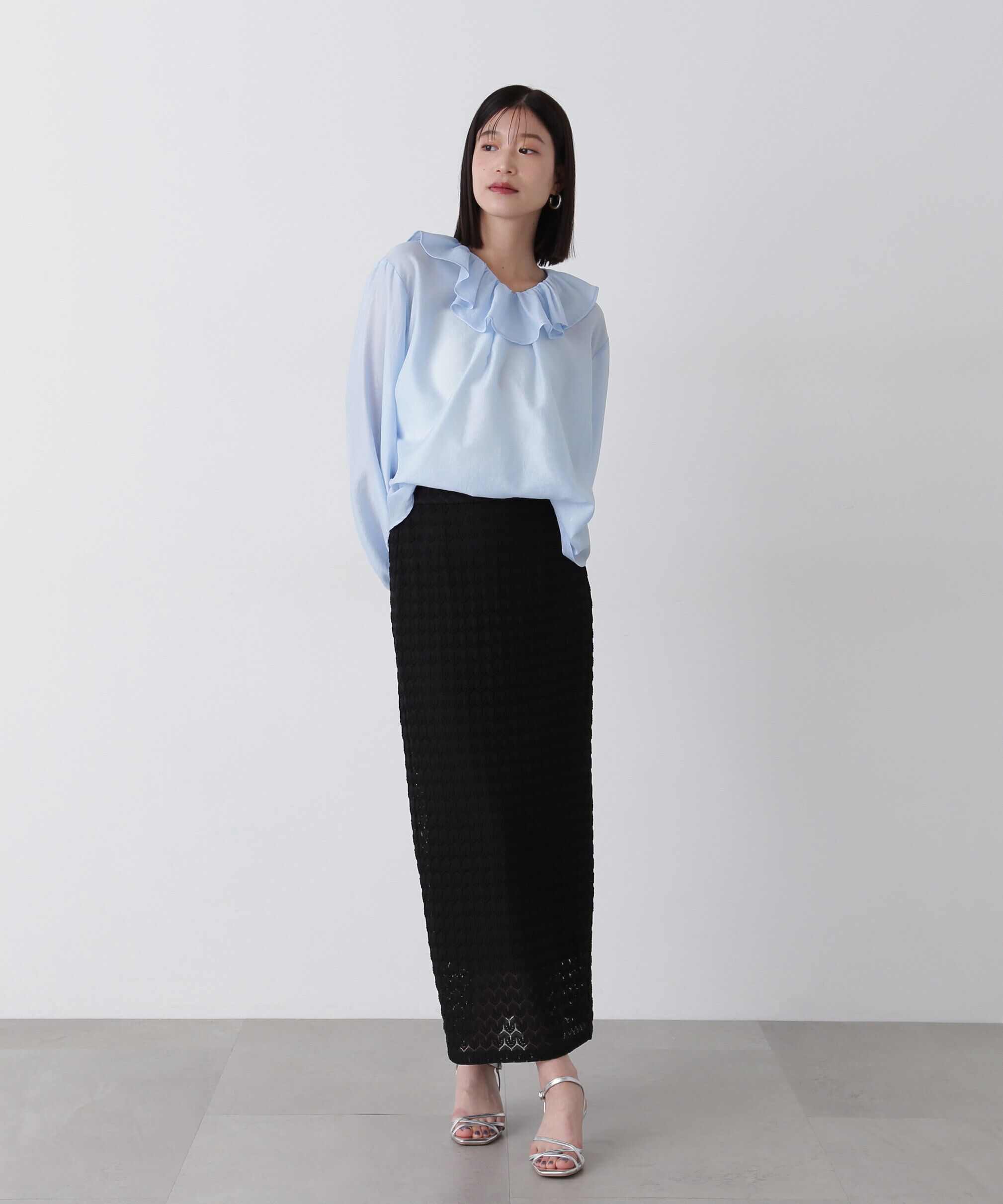  「レースストレートスカート」|スカート|