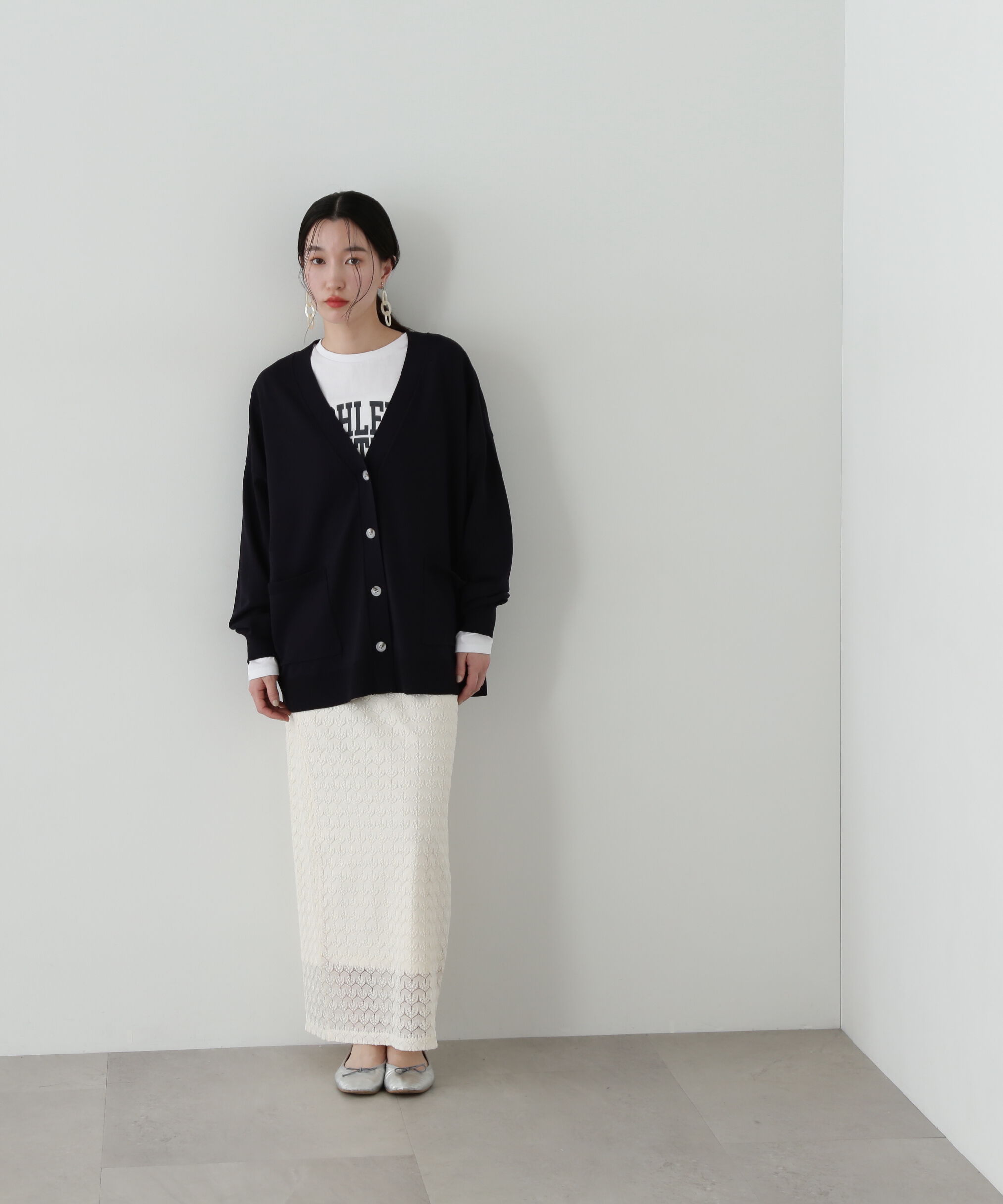  「レースストレートスカート」|スカート|