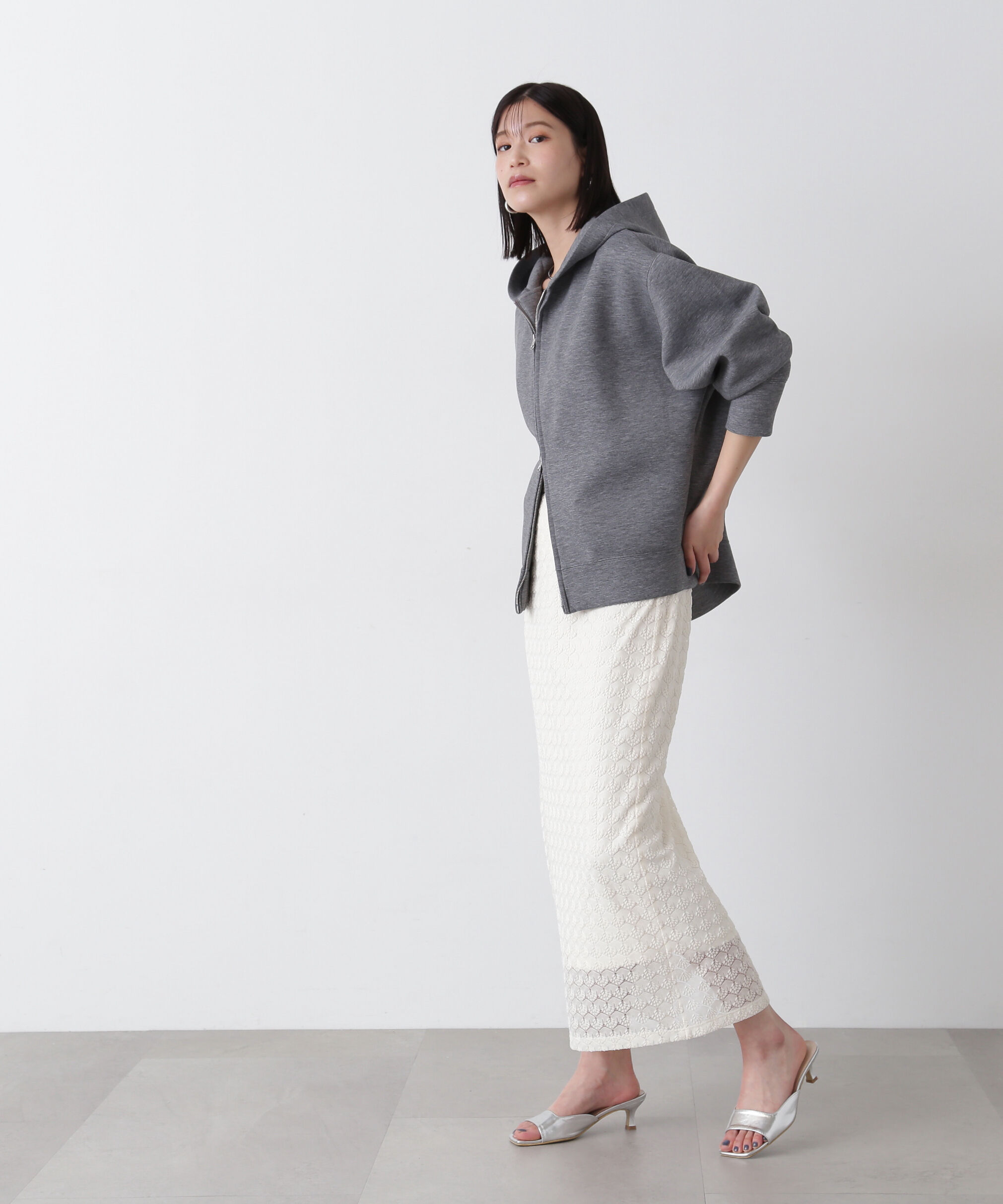  「レースストレートスカート」|スカート|