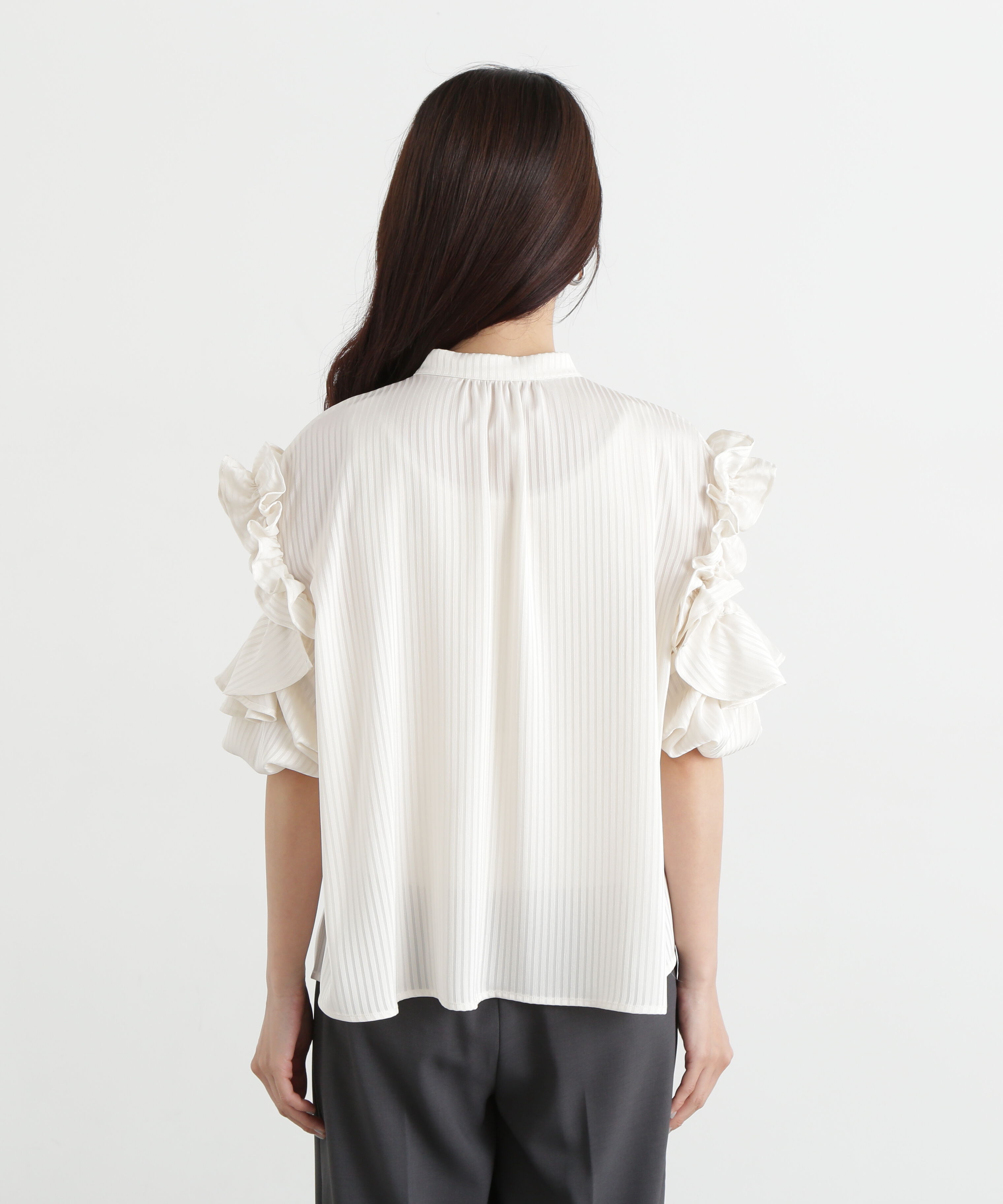  「ラッフルスリーブブラウス」|シャツ・ブラウス|