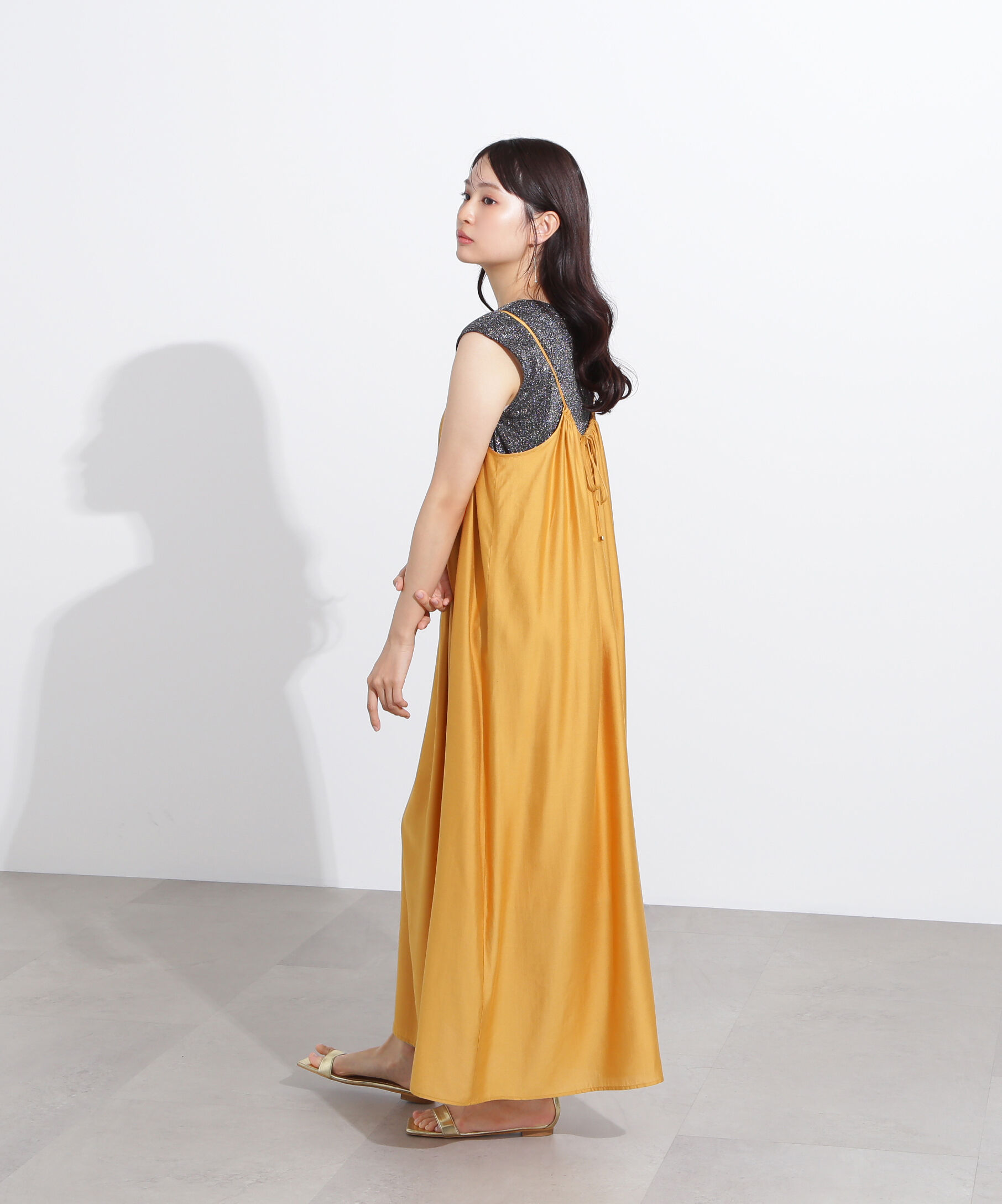  「フレンチスリーブラメカットソー」|Tシャツ・カットソー|