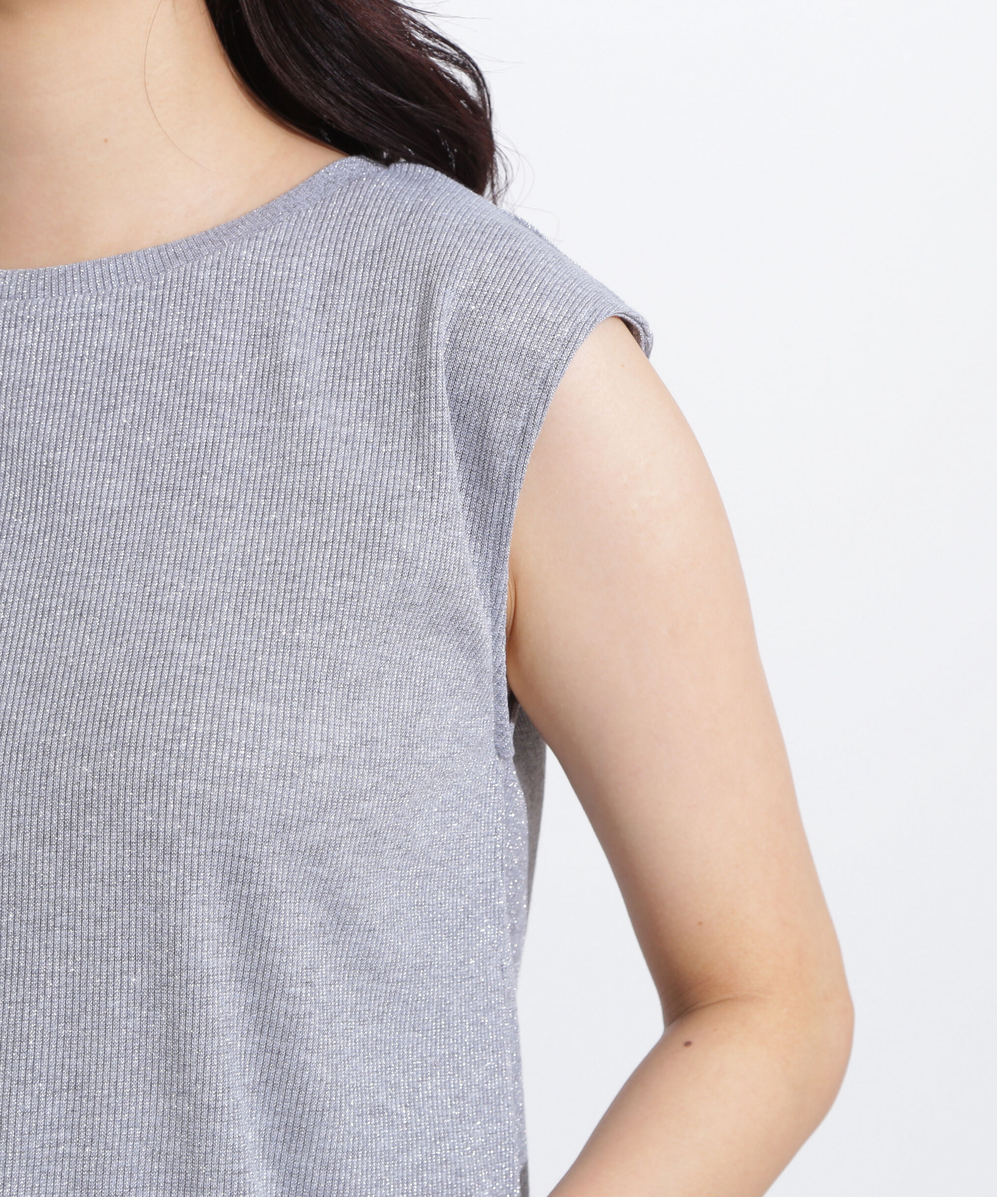  「フレンチスリーブラメカットソー」|Tシャツ・カットソー|