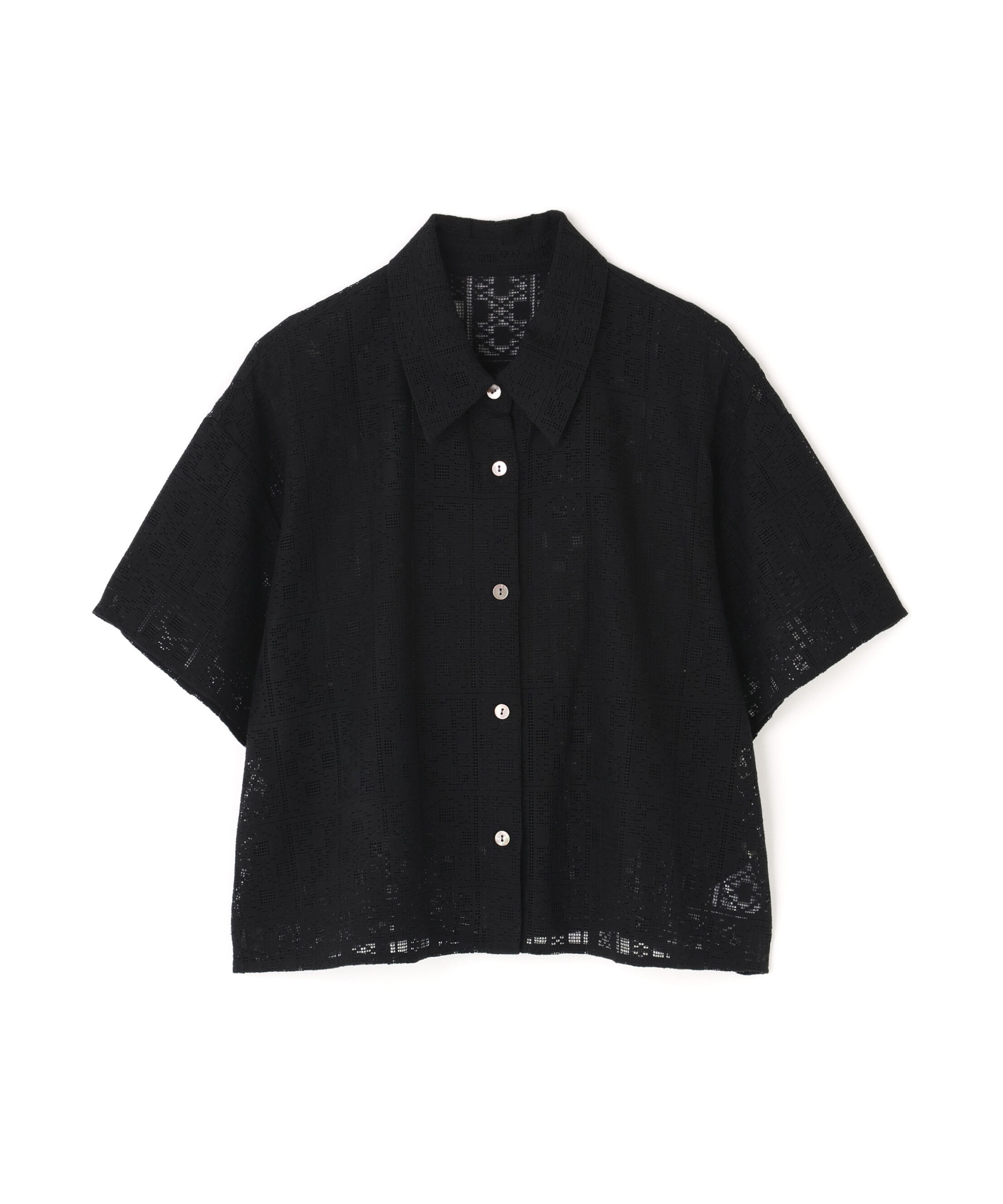  「クロップドレースシャツ」|シャツ・ブラウス|