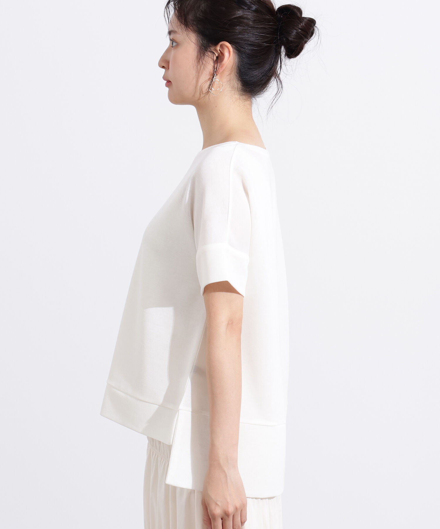  「シアーボクシーカットソー」|Tシャツ・カットソー|