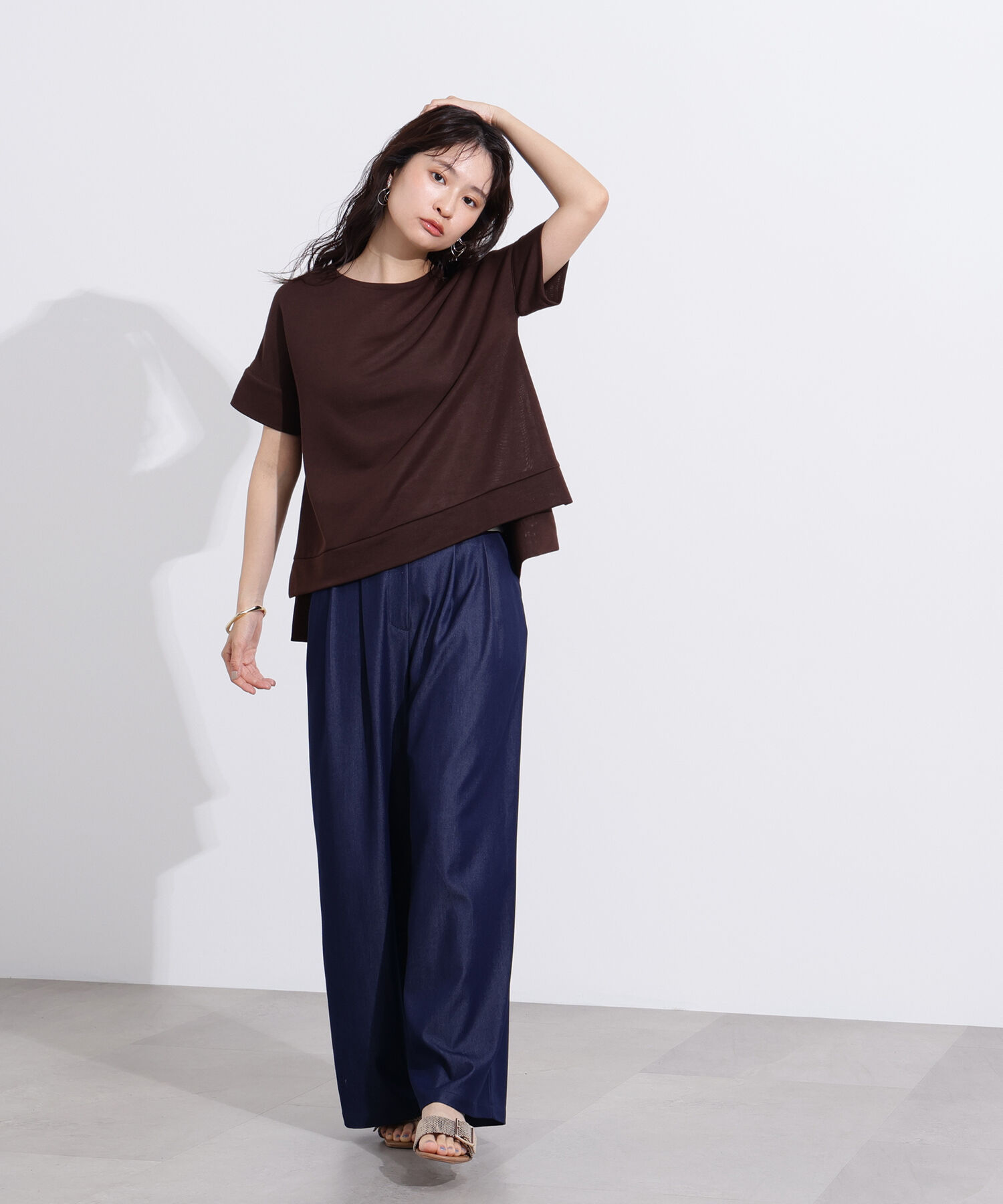  「シアーボクシーカットソー」|Tシャツ・カットソー|