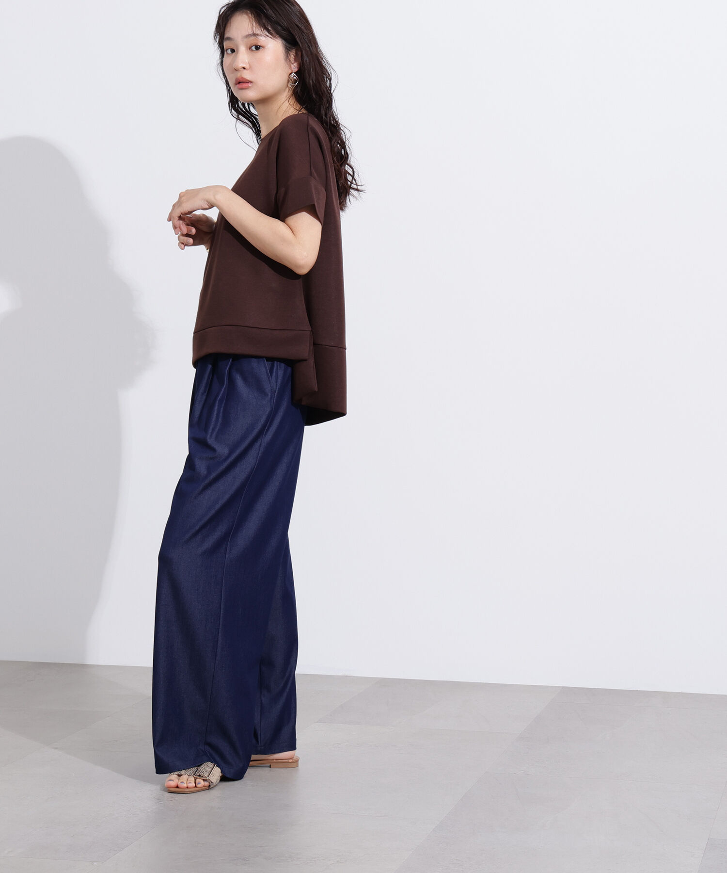  「シアーボクシーカットソー」|Tシャツ・カットソー|