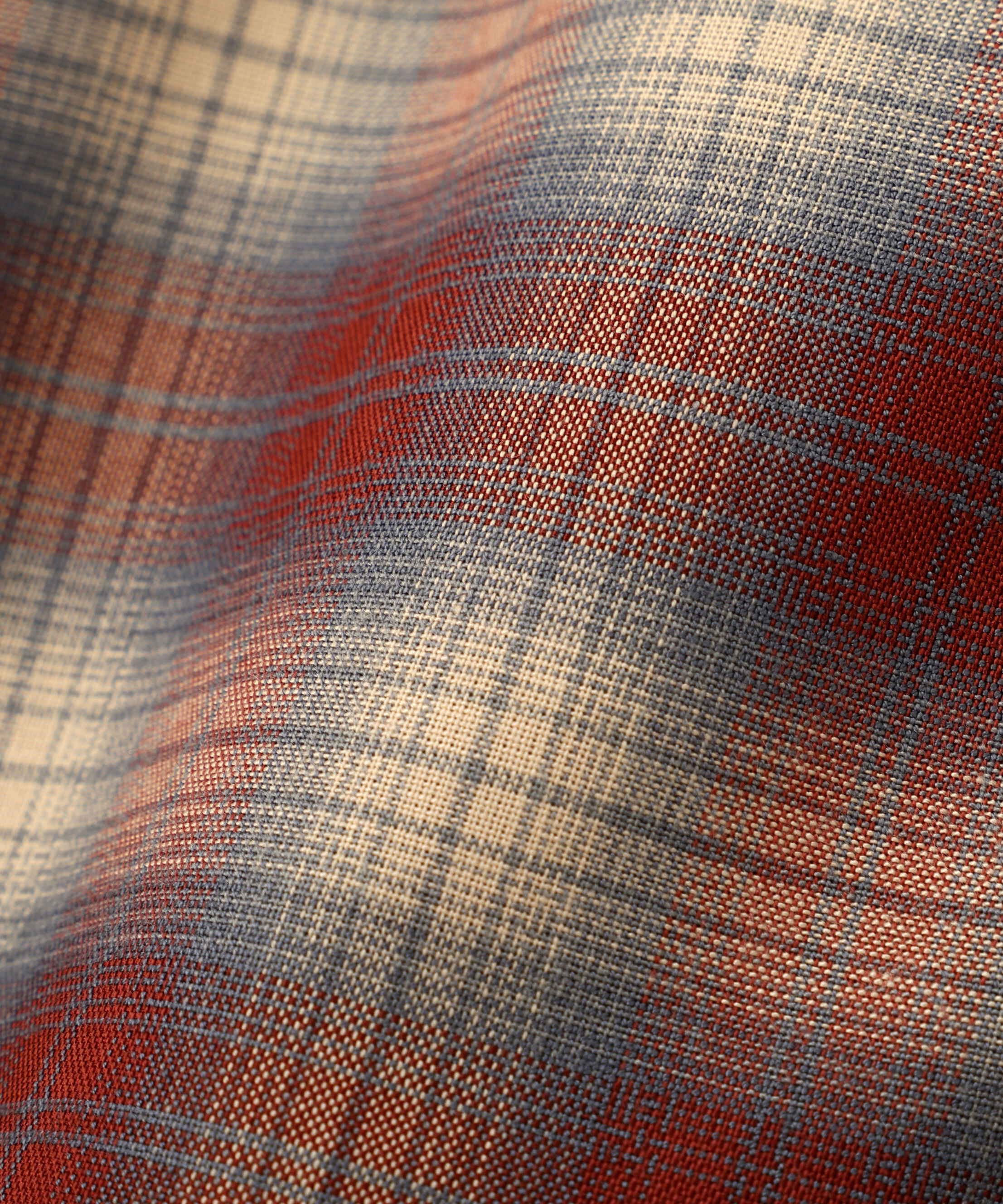  「チェックラッフルブラウス」|シャツ・ブラウス|