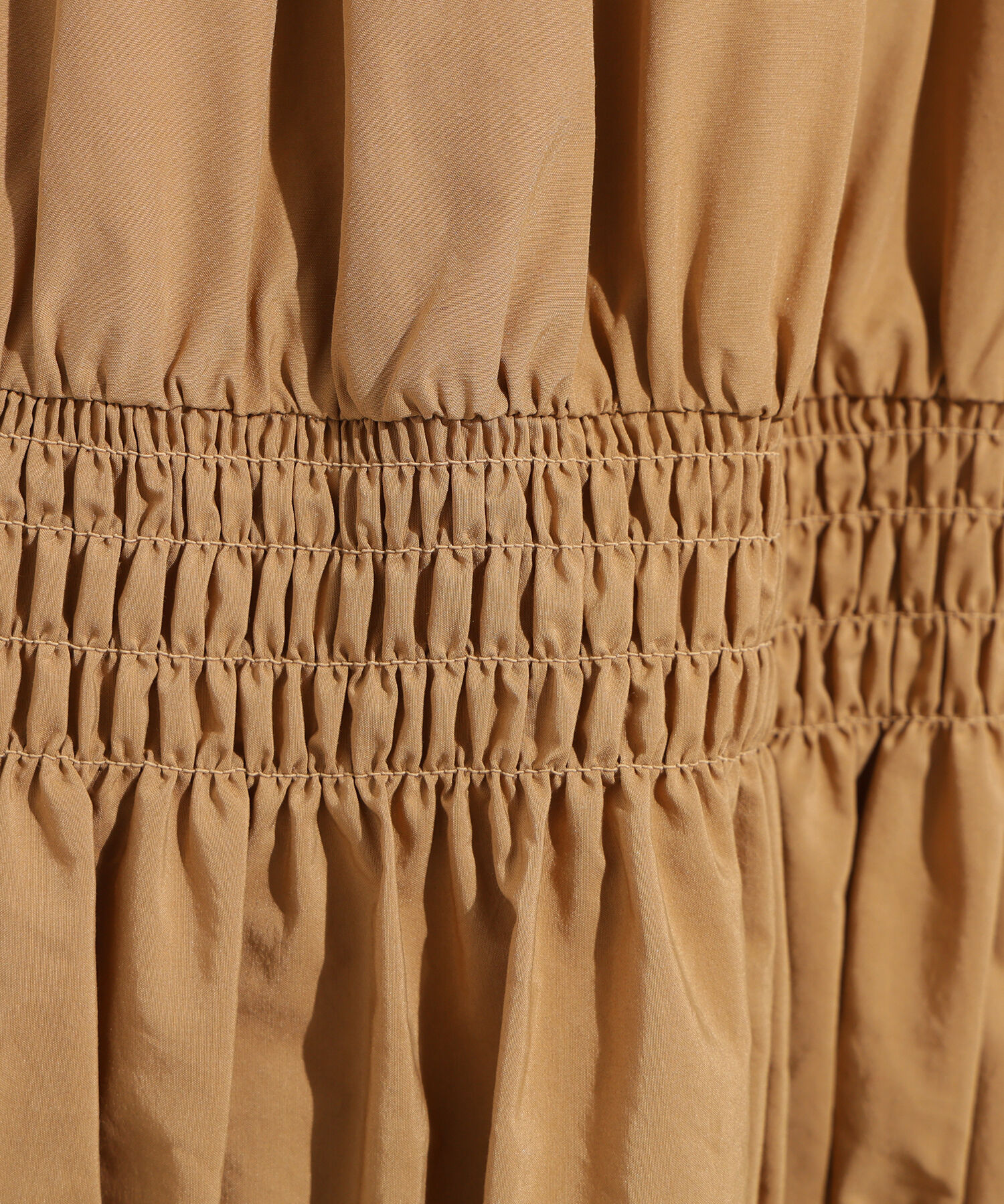  「シャーリングボリュームスカート」|スカート|