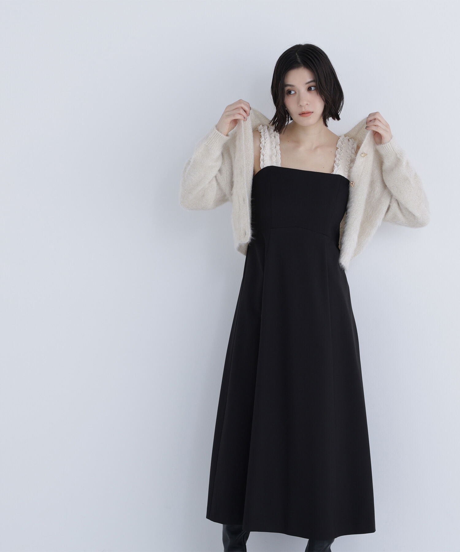  「フリルショルダージャンスカ」|ワンピース|