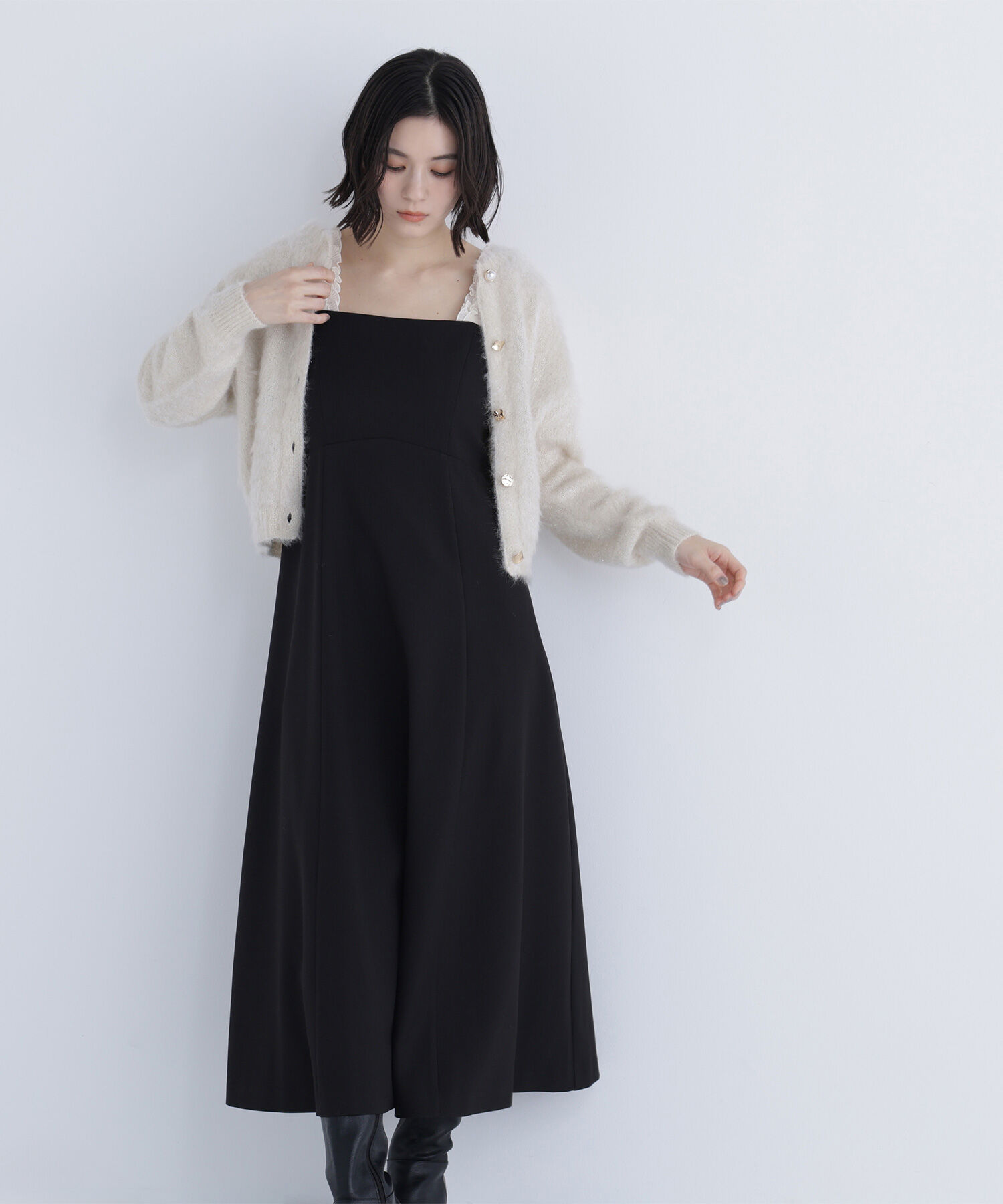  「フリルショルダージャンスカ」|ワンピース|