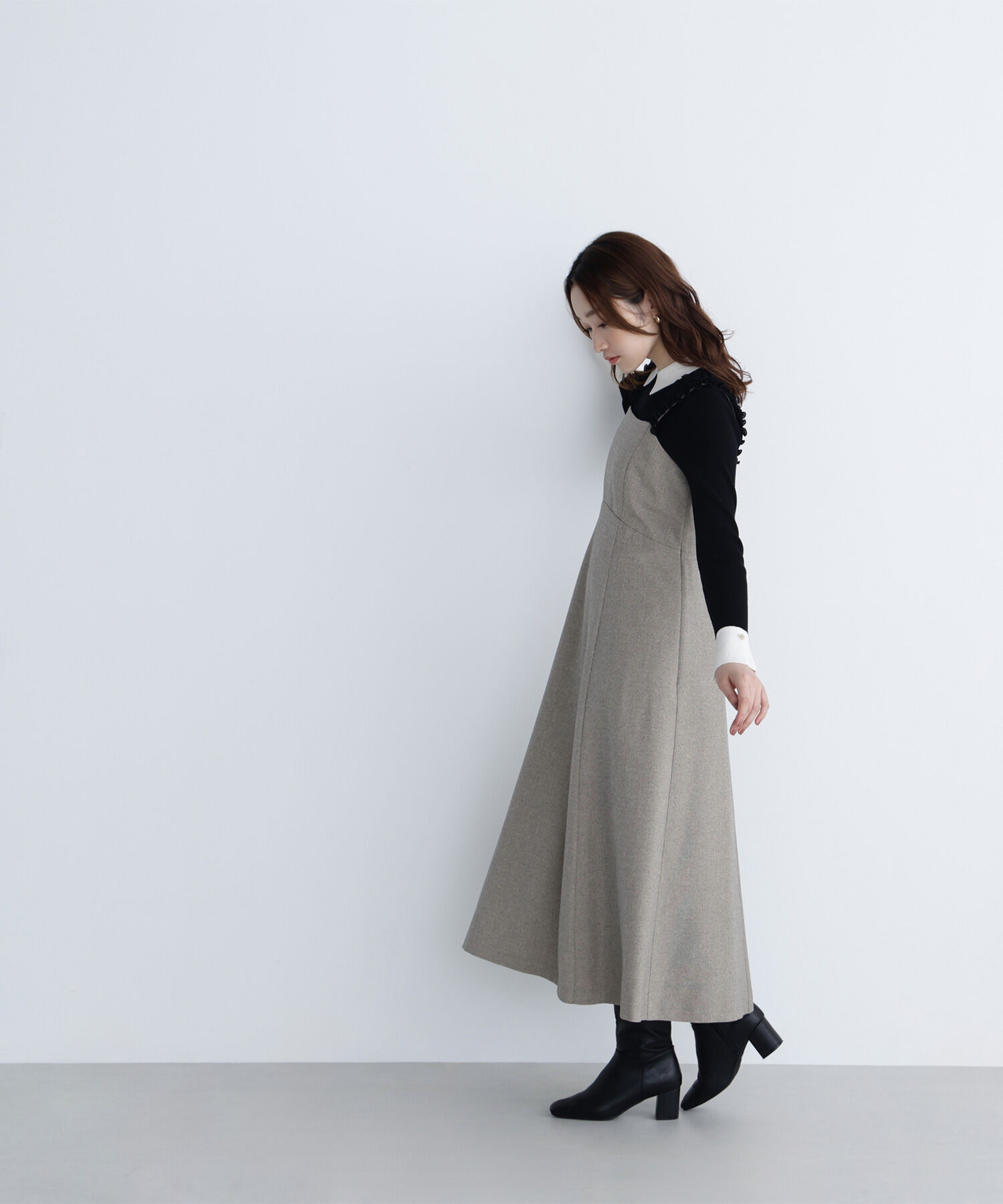  「フリルショルダージャンスカ」|ワンピース|