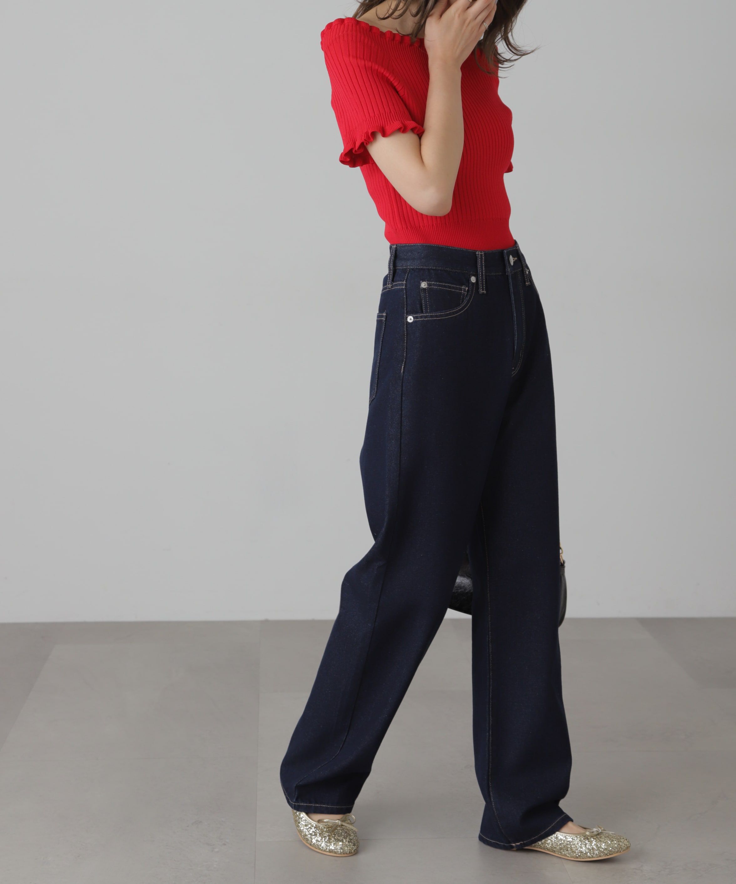  「[XS-Lサイズ展開]ストレートデニムパンツ」|その他|