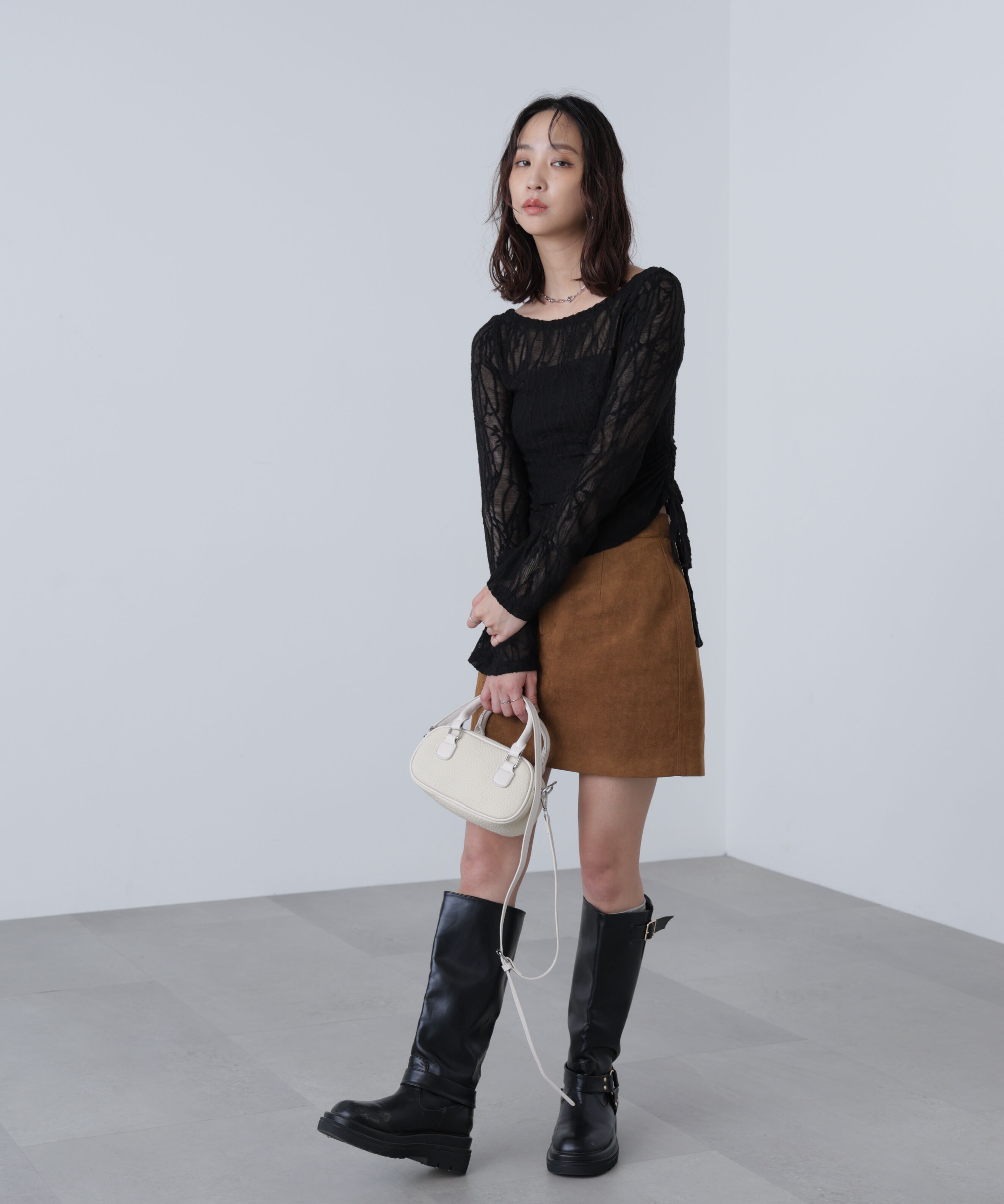  「シアージャガードドロストカットソー」|Tシャツ・カットソー|