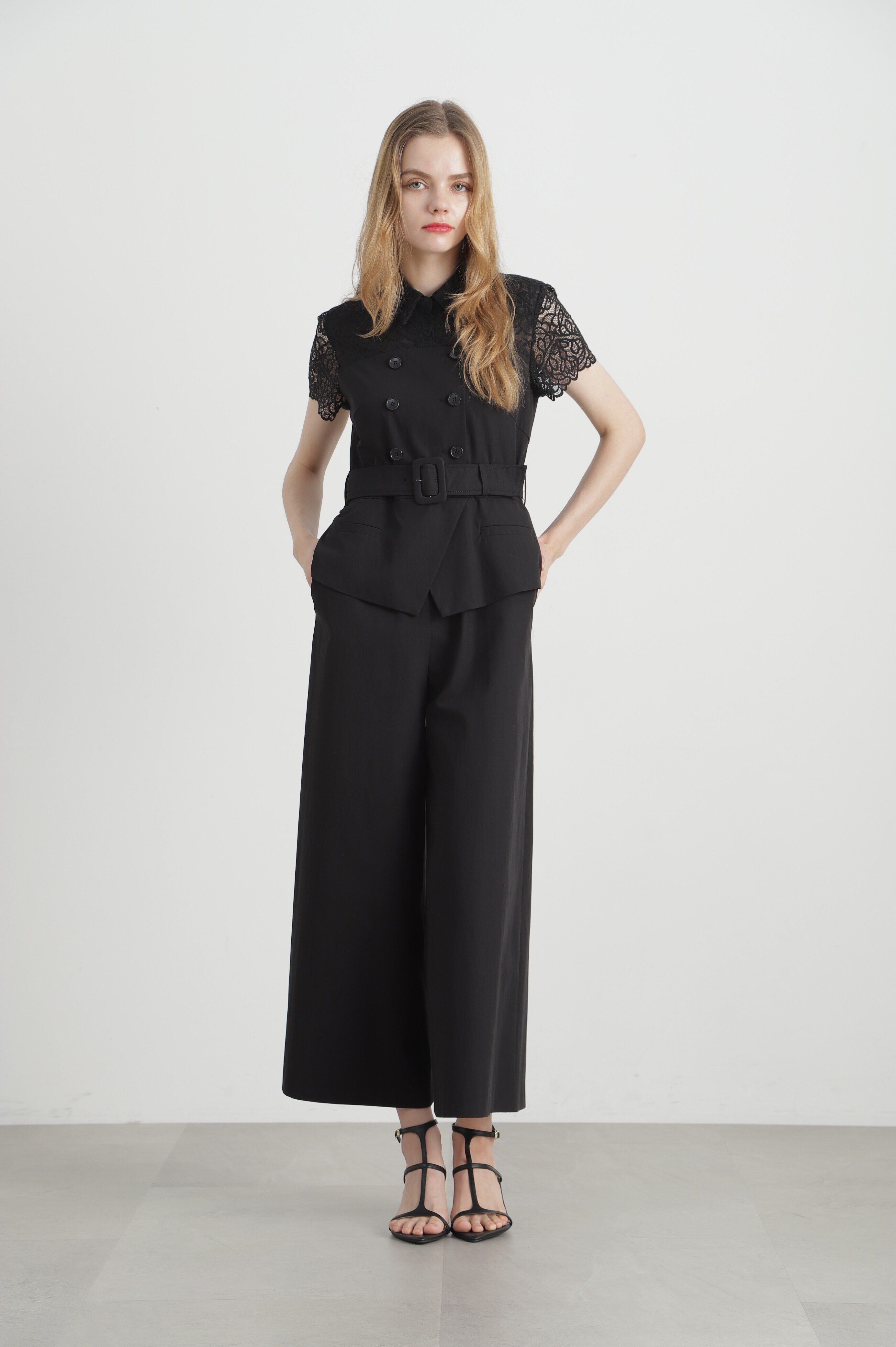  「レースコンビジャンプスーツ」|ワンピース|