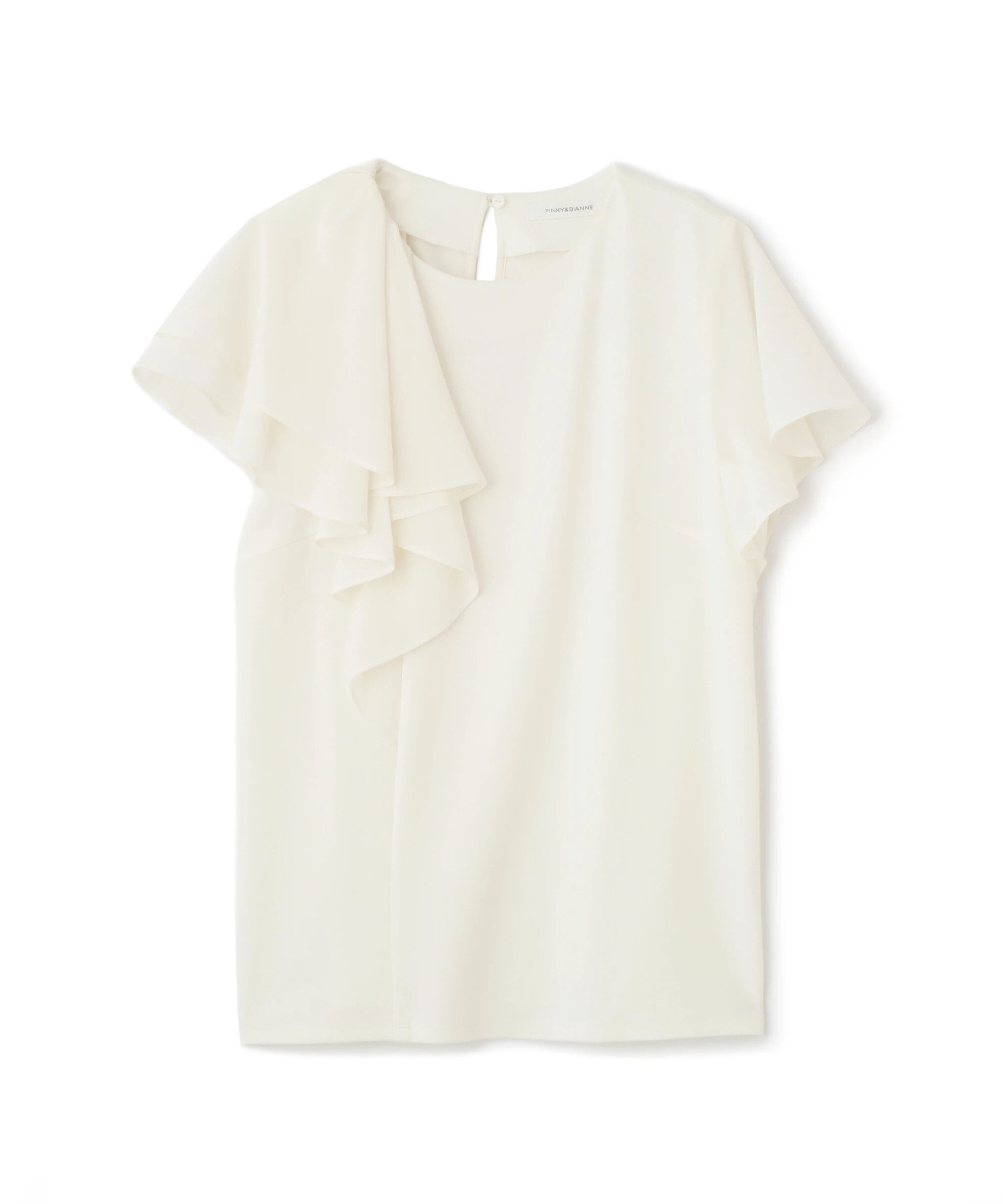  「◆ラッフルコンビカットソープルオーバー」|Tシャツ・カットソー|