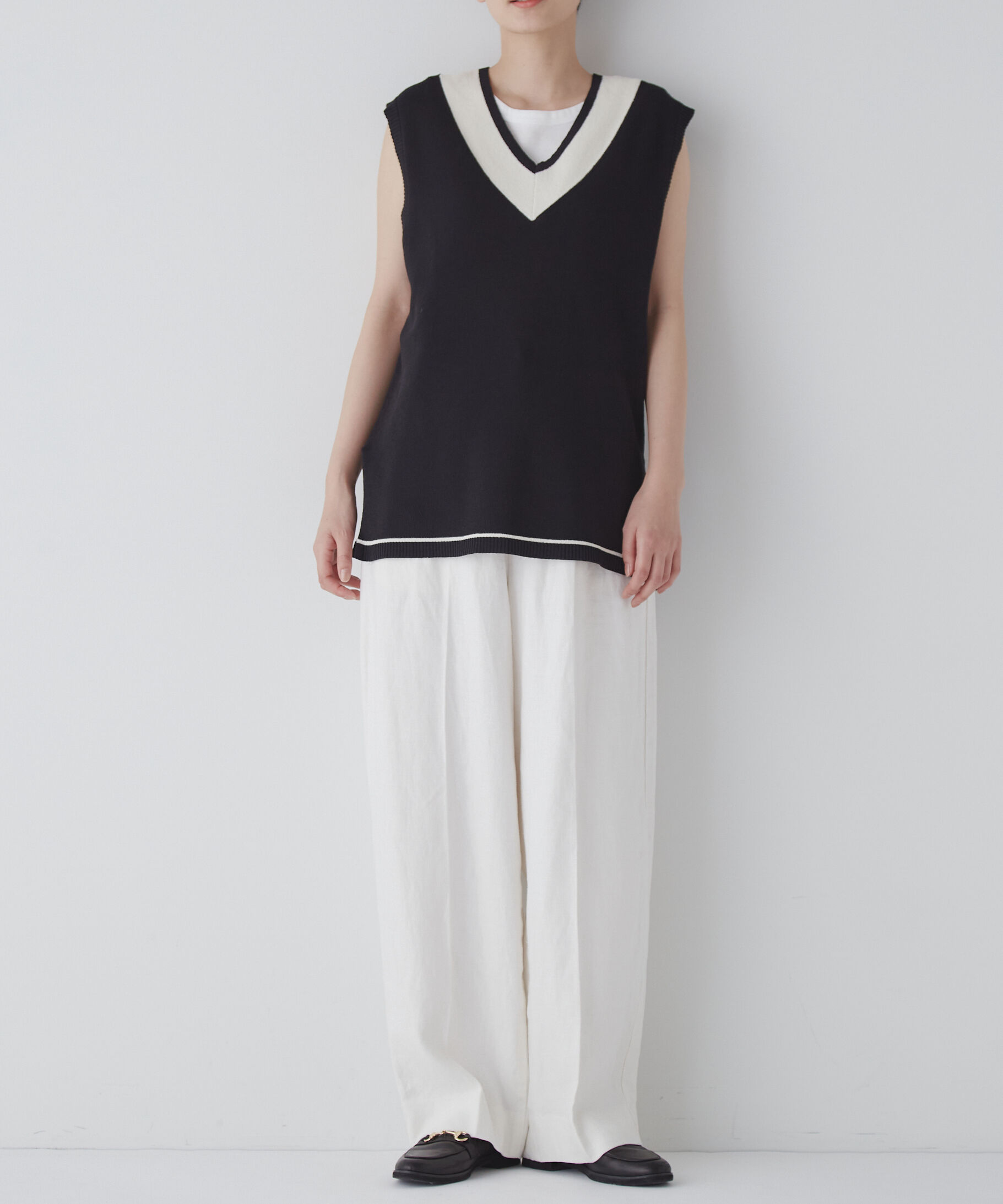  「◆バイカラーニット」|ニット・セーター|