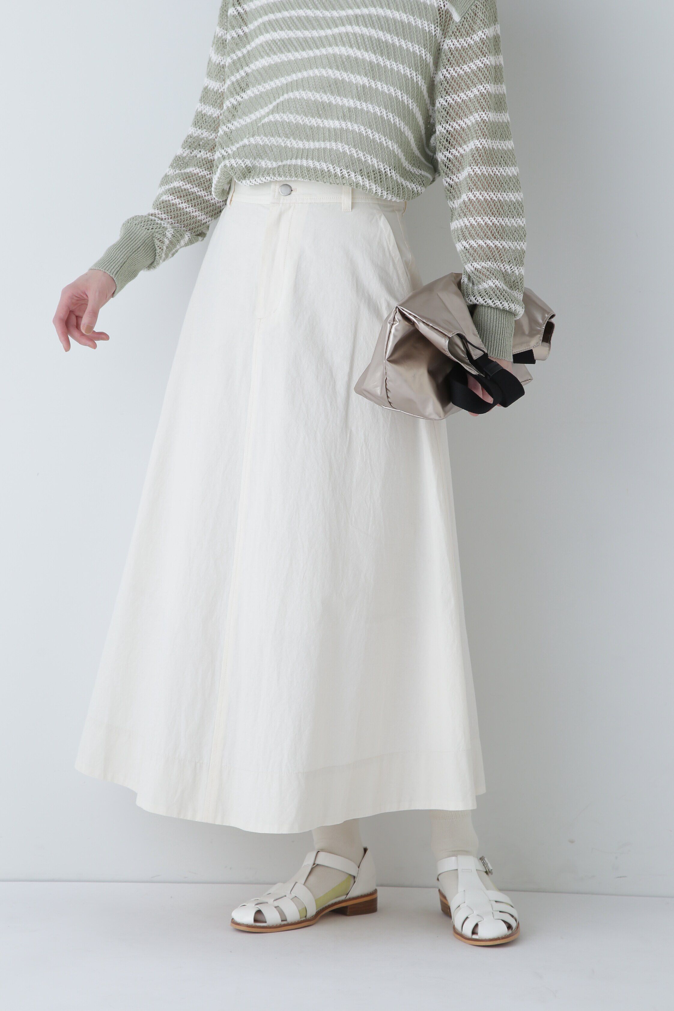  「◆近江晒フレアスカート」|スカート|キナリ1