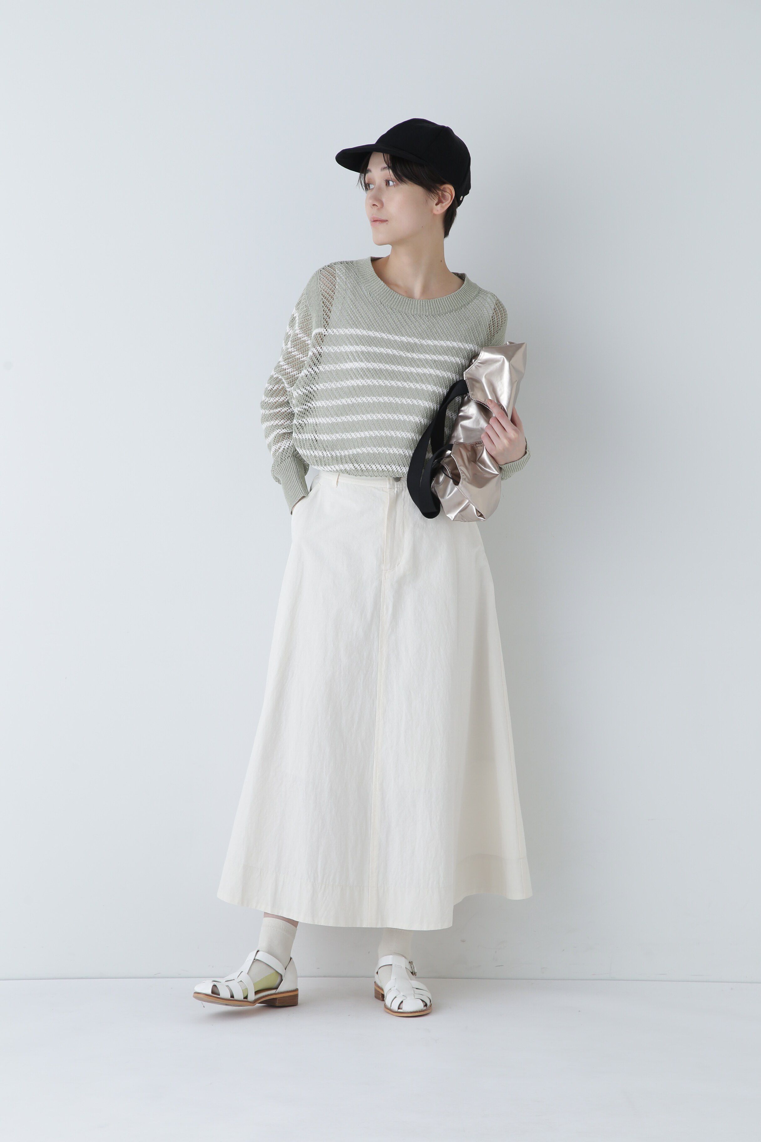  「◆近江晒フレアスカート」|スカート|