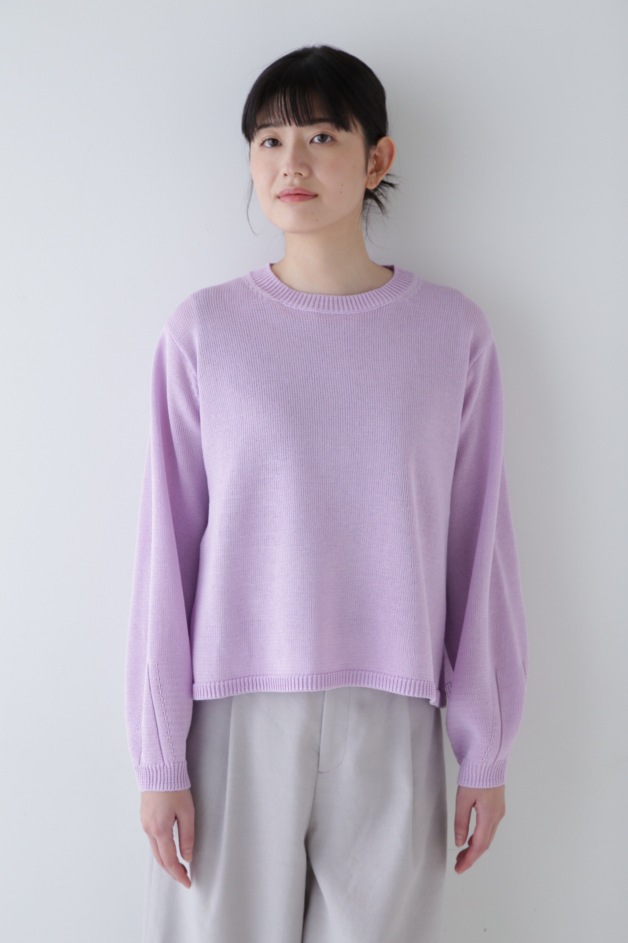  「◆ミドルゲージギマプルオーバー」|ニット・セーター|