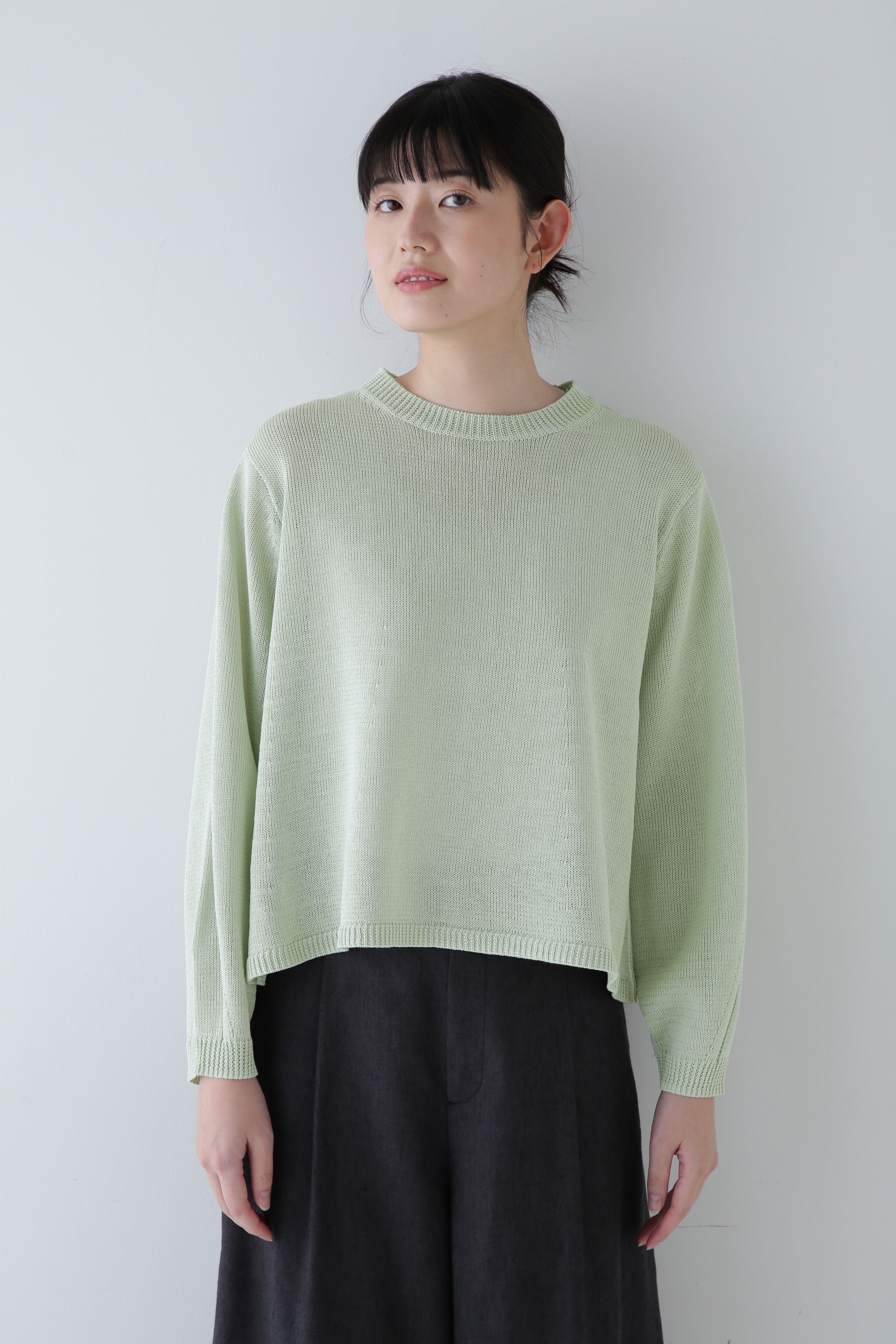  「◆ミドルゲージギマプルオーバー」|ニット・セーター|