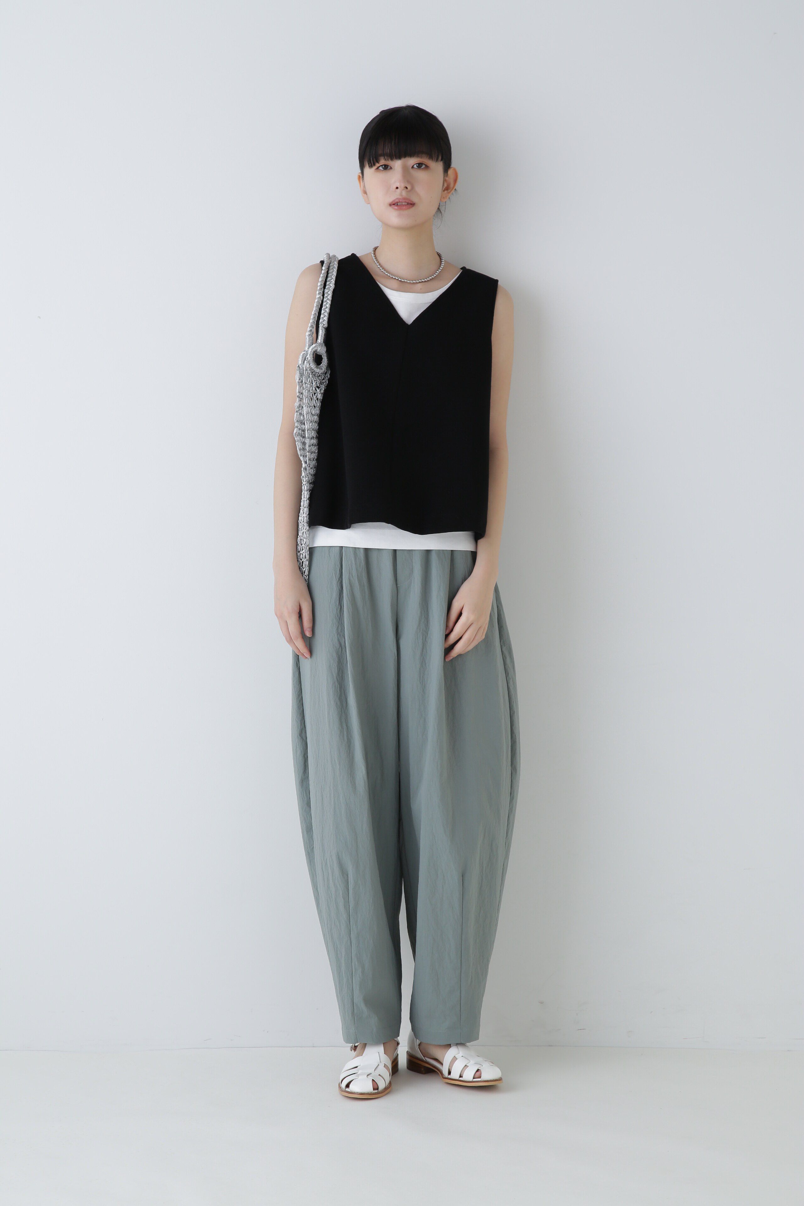  「◆リップルノースリーブプルオーバー」|Tシャツ・カットソー|