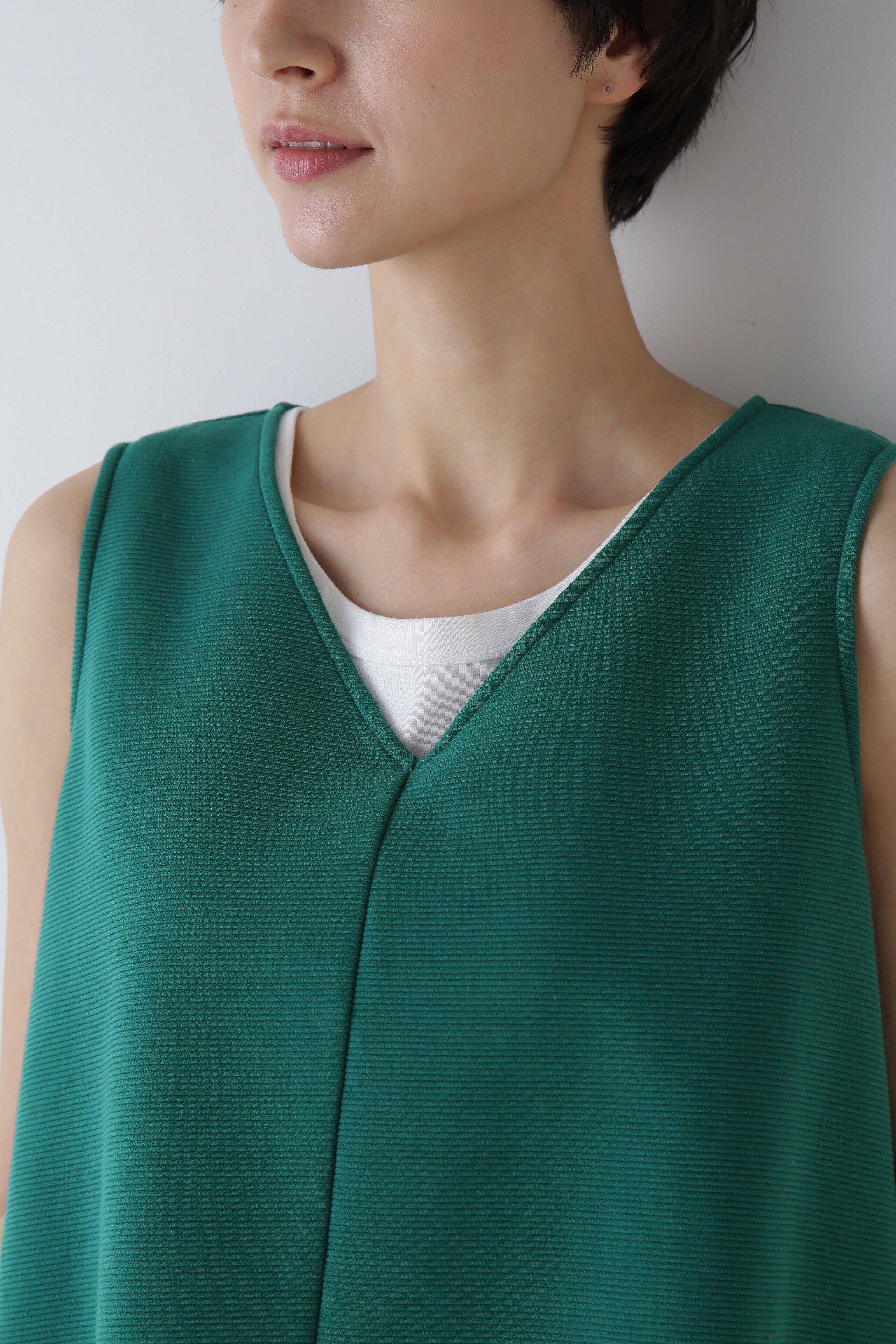  「◆リップルノースリーブプルオーバー」|Tシャツ・カットソー|