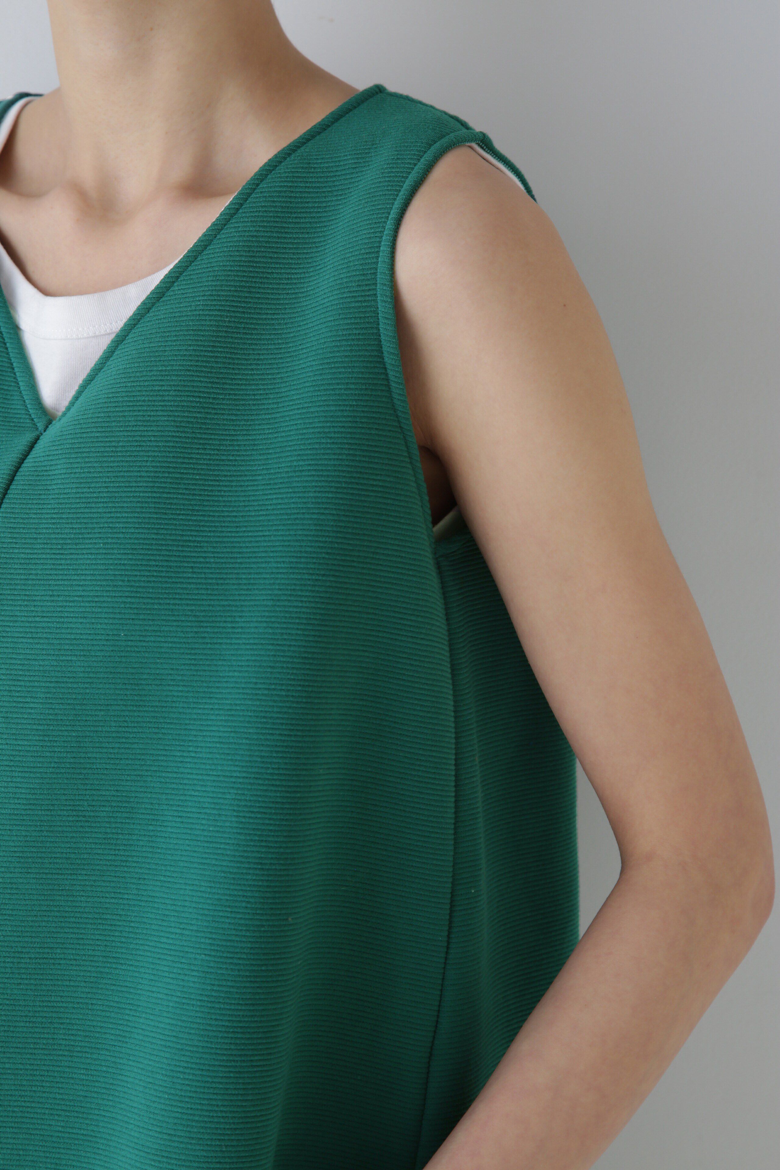  「◆リップルノースリーブプルオーバー」|Tシャツ・カットソー|