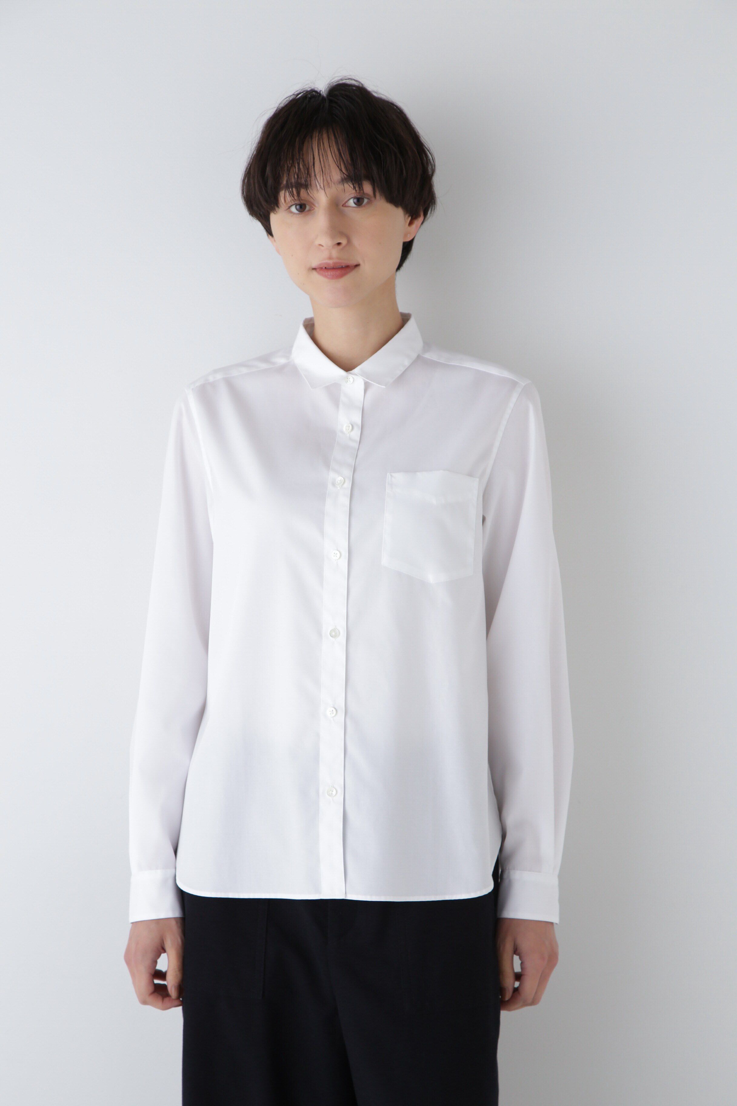  「◆コットンベーシックシャツ」|シャツ・ブラウス|
