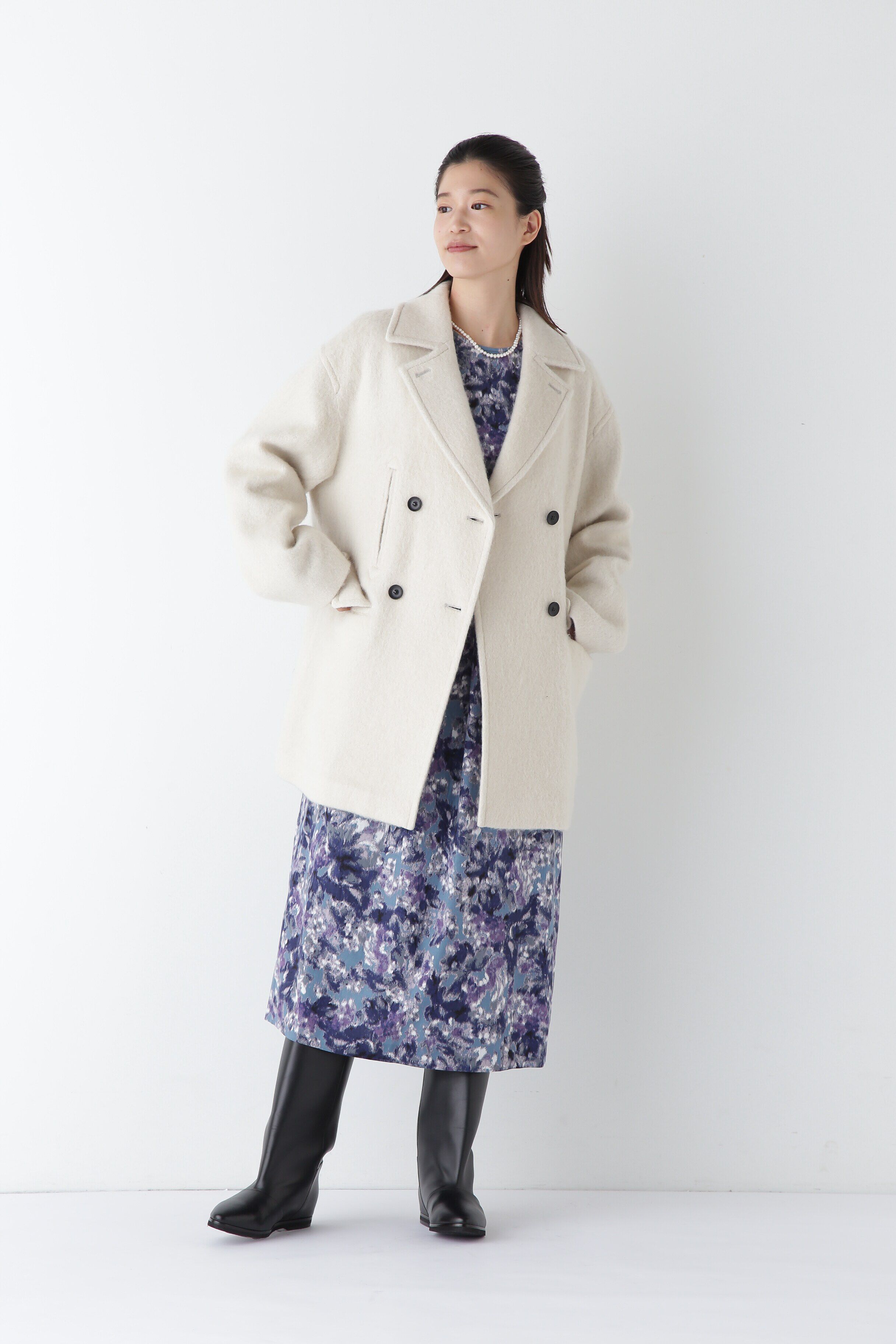  「◆セルロース／Ｃホグシ風ＰＴタックワンピース」|ワンピース|