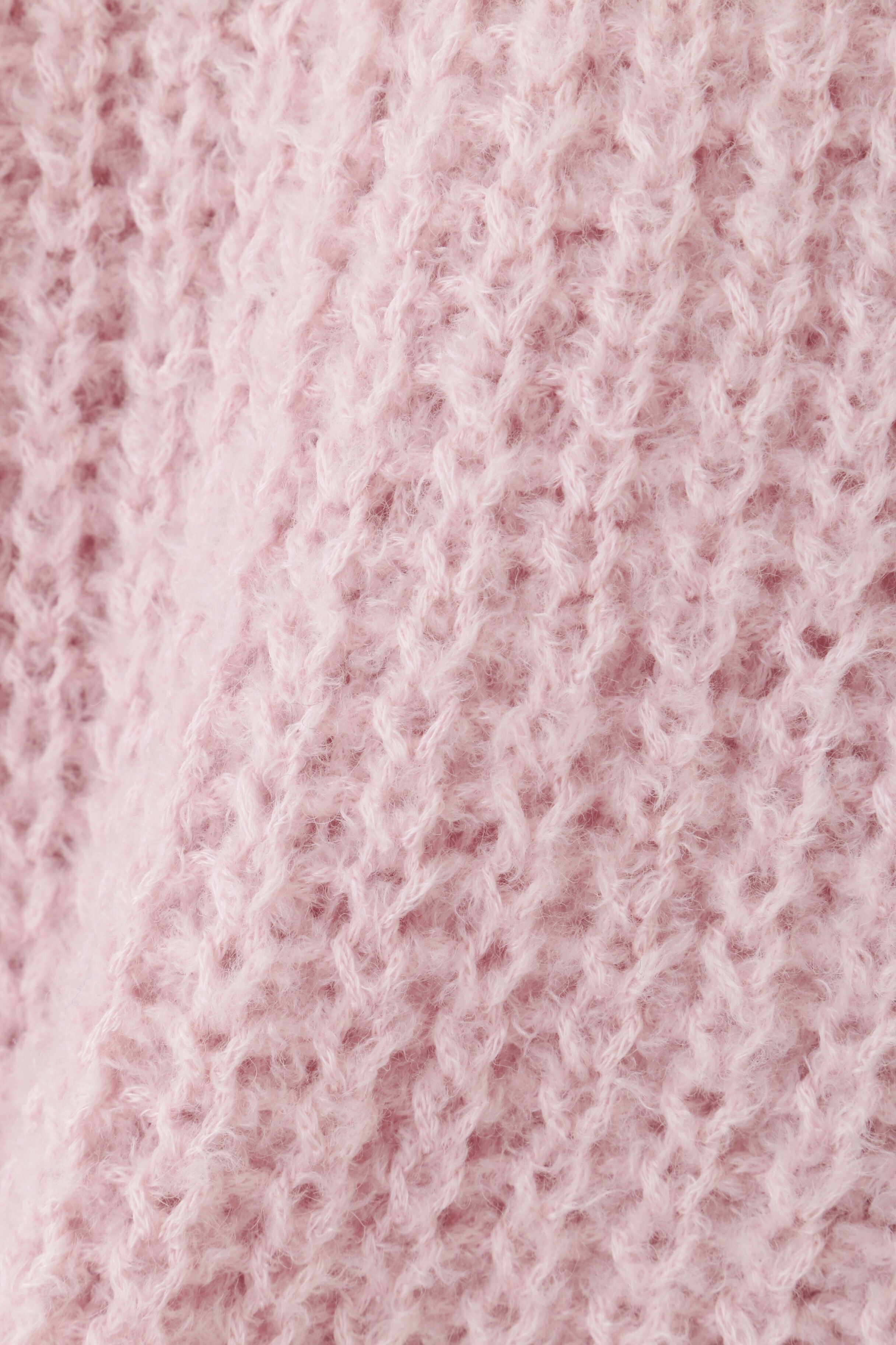  「ブークレ片畦2WAYはおりロングVer」|ニット・セーター|