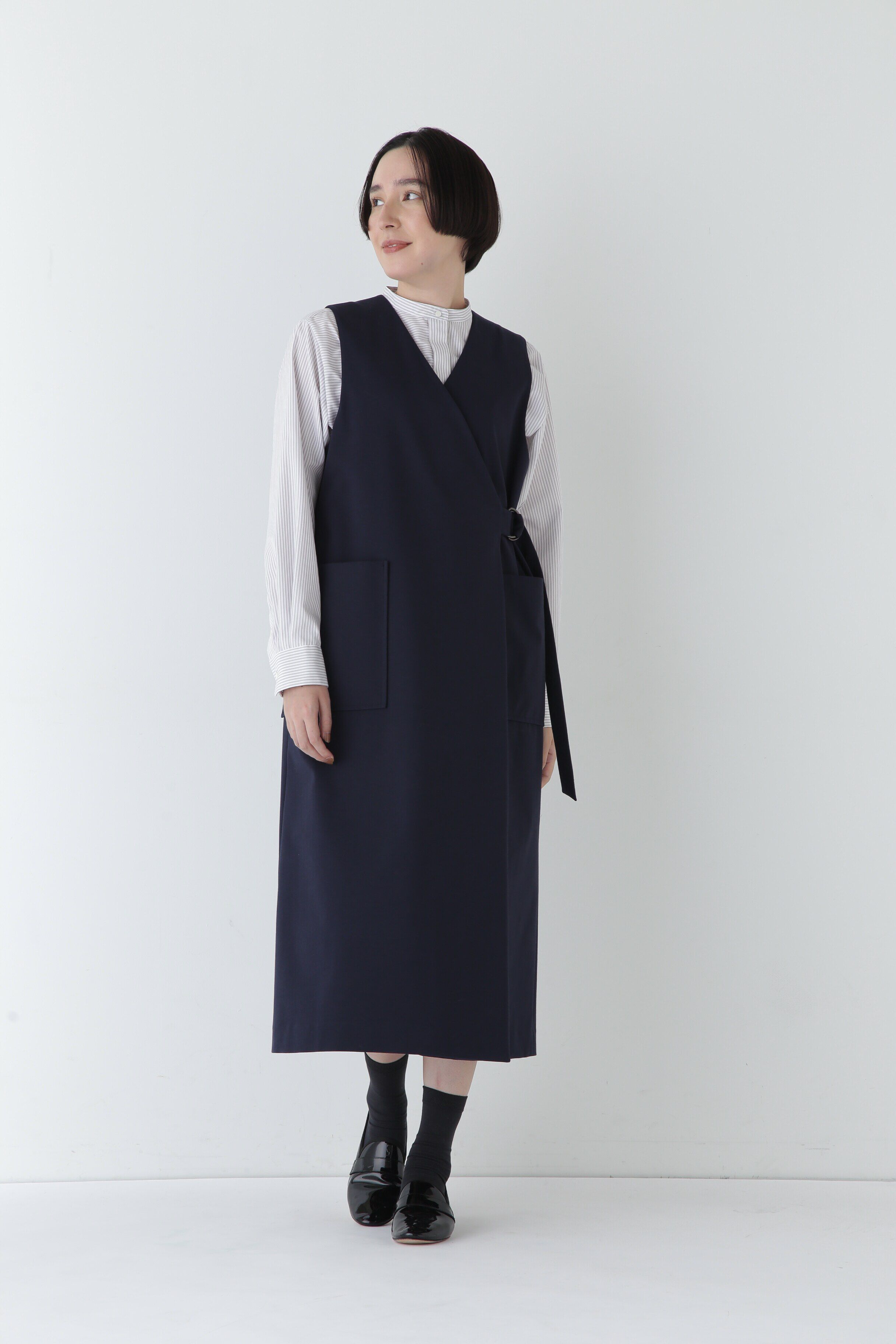  「◆ストレッチポンチラップワンピース」|ワンピース|