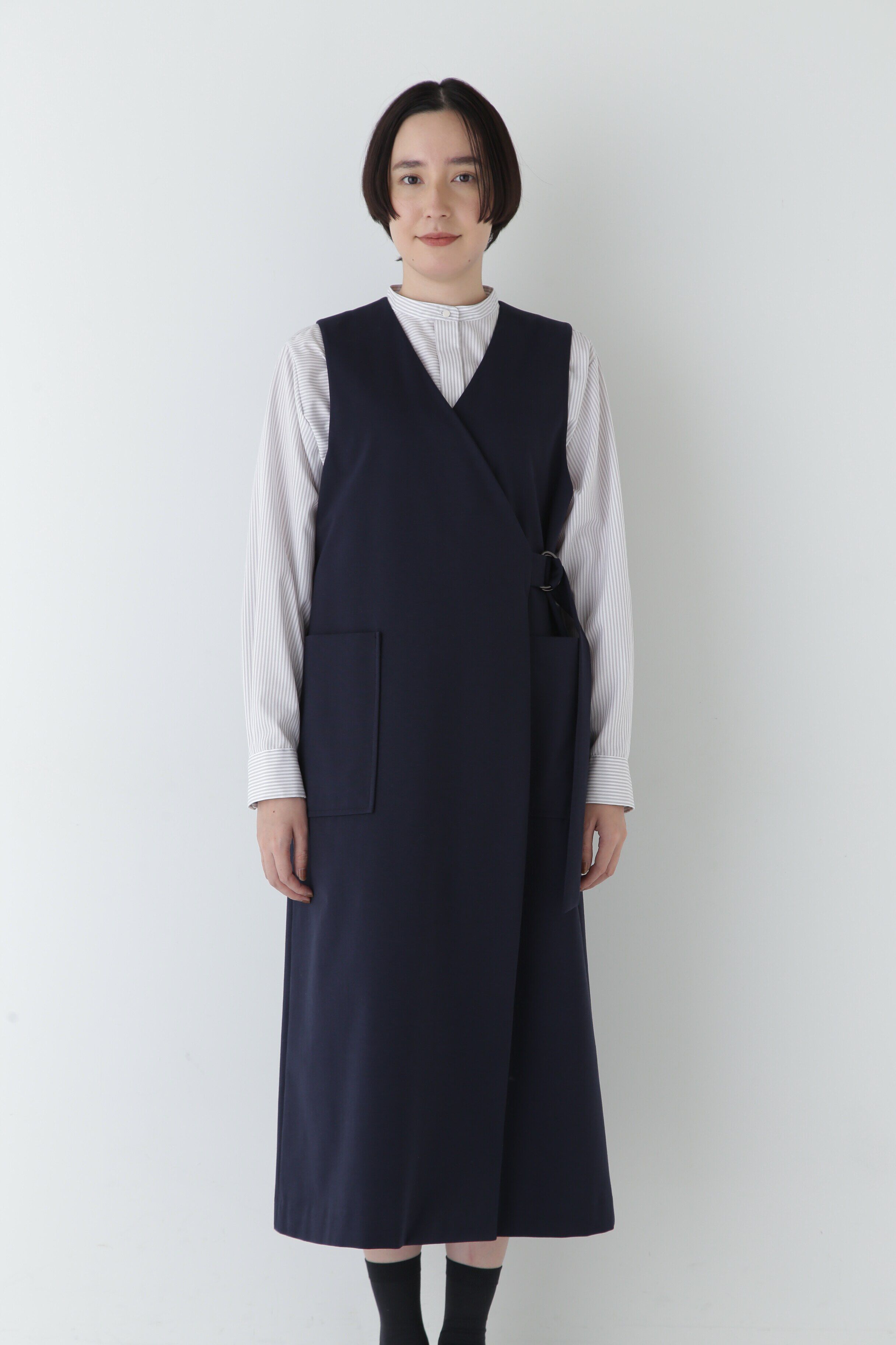  「◆ストレッチポンチラップワンピース」|ワンピース|