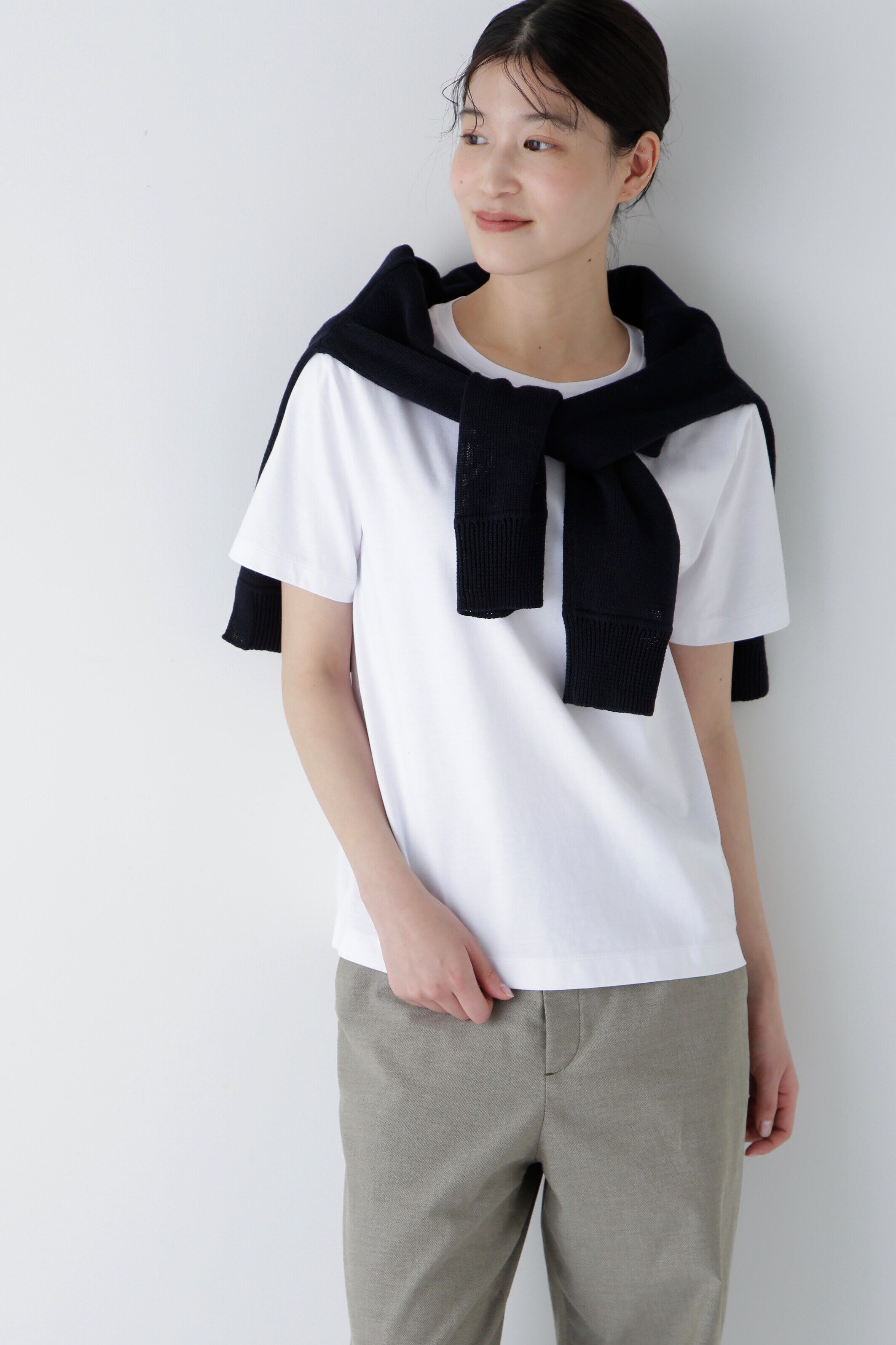  「◆半袖Ｔシャツオーガニック綿天竺」|Tシャツ・カットソー|ホワイト