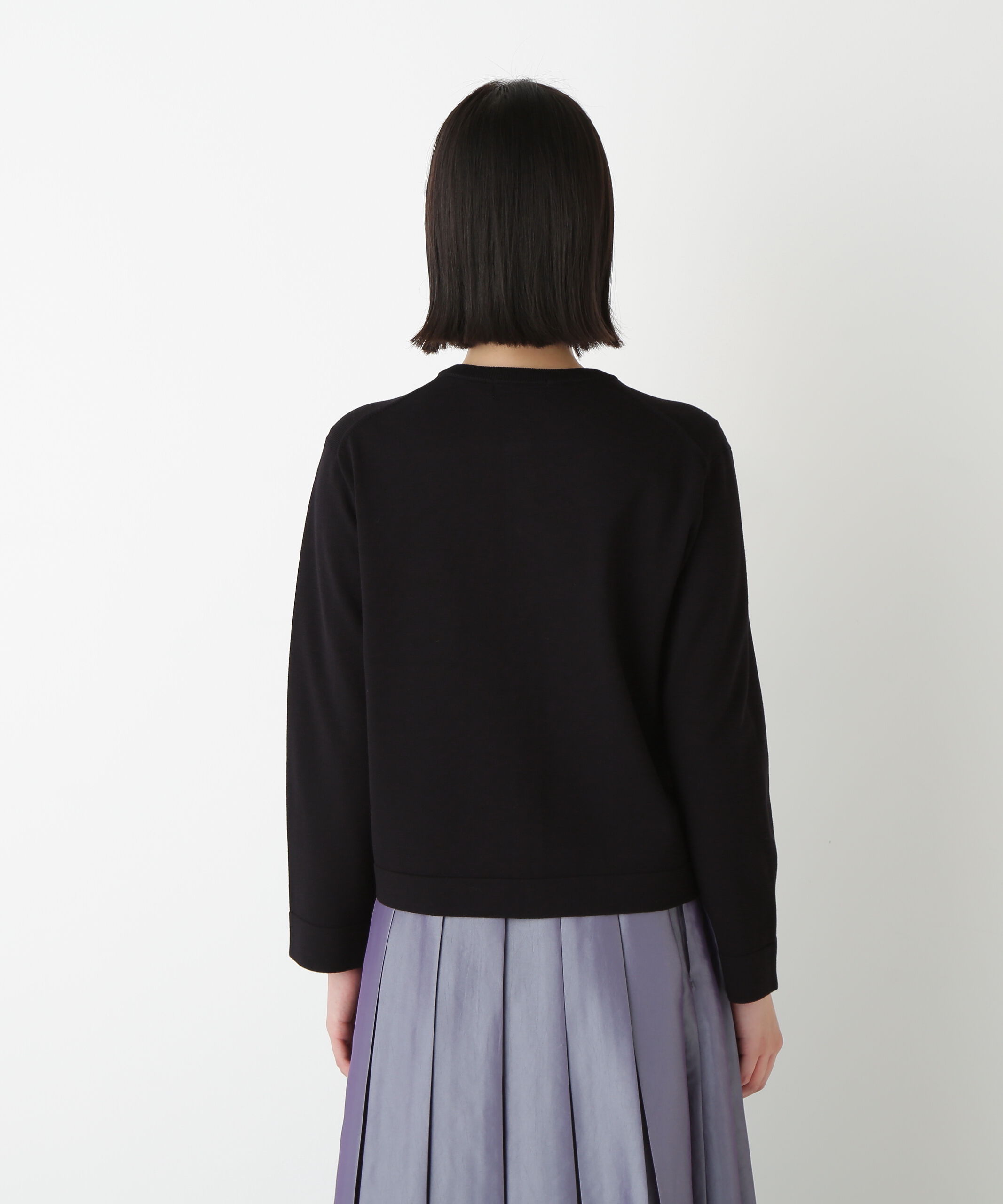  「◆レーヨン混ハイゲージクルーネックカーディガン」|ニット・セーター|