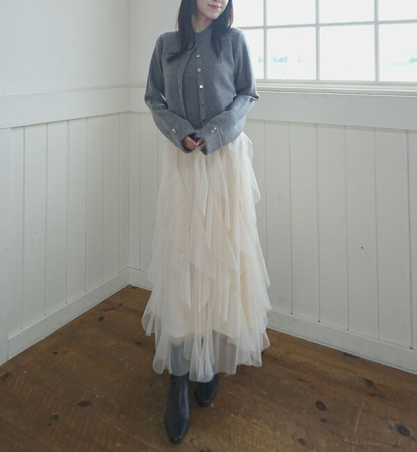 archives「金ボタンラメニットアンサンブル」|カーディガン|