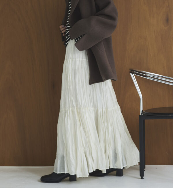 Doux archives「&rsquo;ワッシャーティアードスカート&rsquo;」|スカート|OFF WHITE