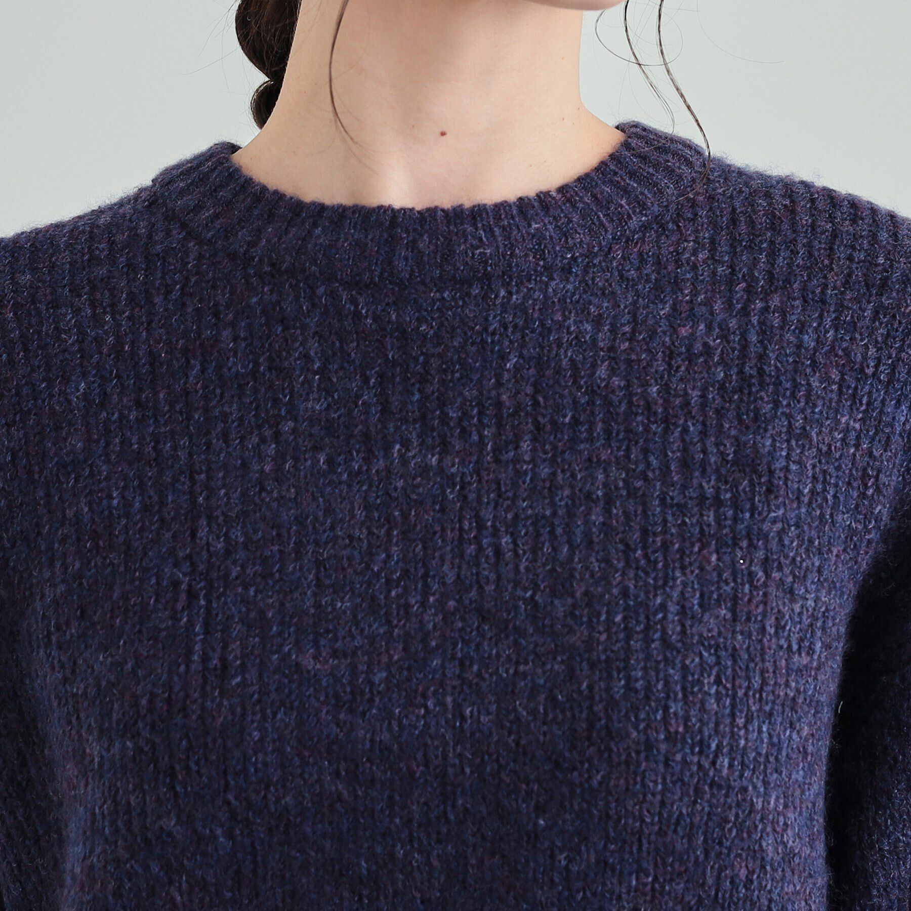 SHOO･LA･RUE「【高レビュー】大人フェミニン ふわふわ畦編み ゆるニット」|ニット・セーター|