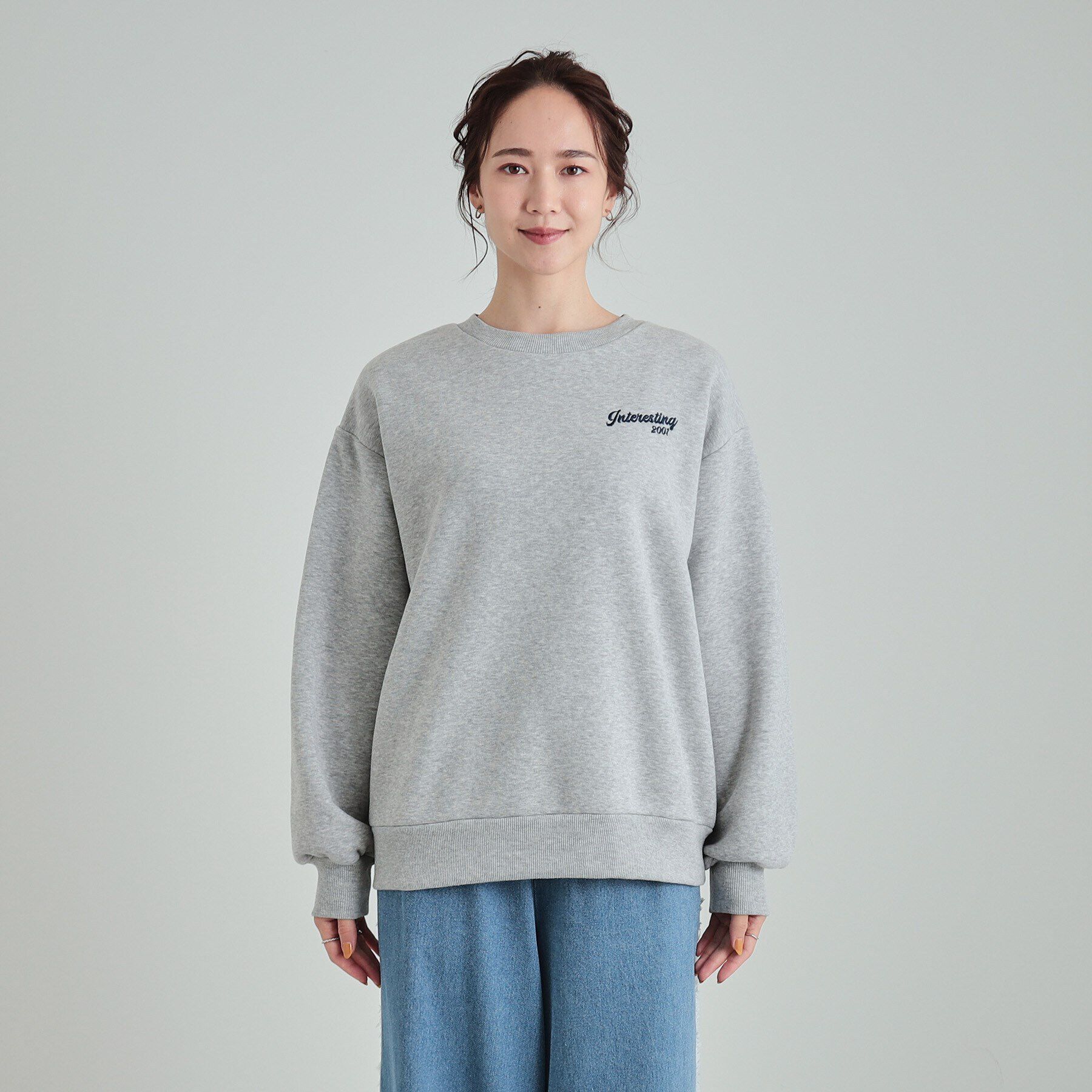 SHOO･LA･RUE「【洗える/S-LL/SHOO WARM】あったか裏起毛 刺繍アソートスウェット」|パーカー|